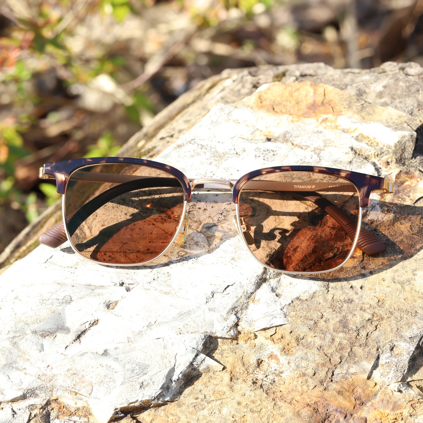 Men Business Single Vision Photochromic Brown Reading Glasses Reader +0.00~+4.00