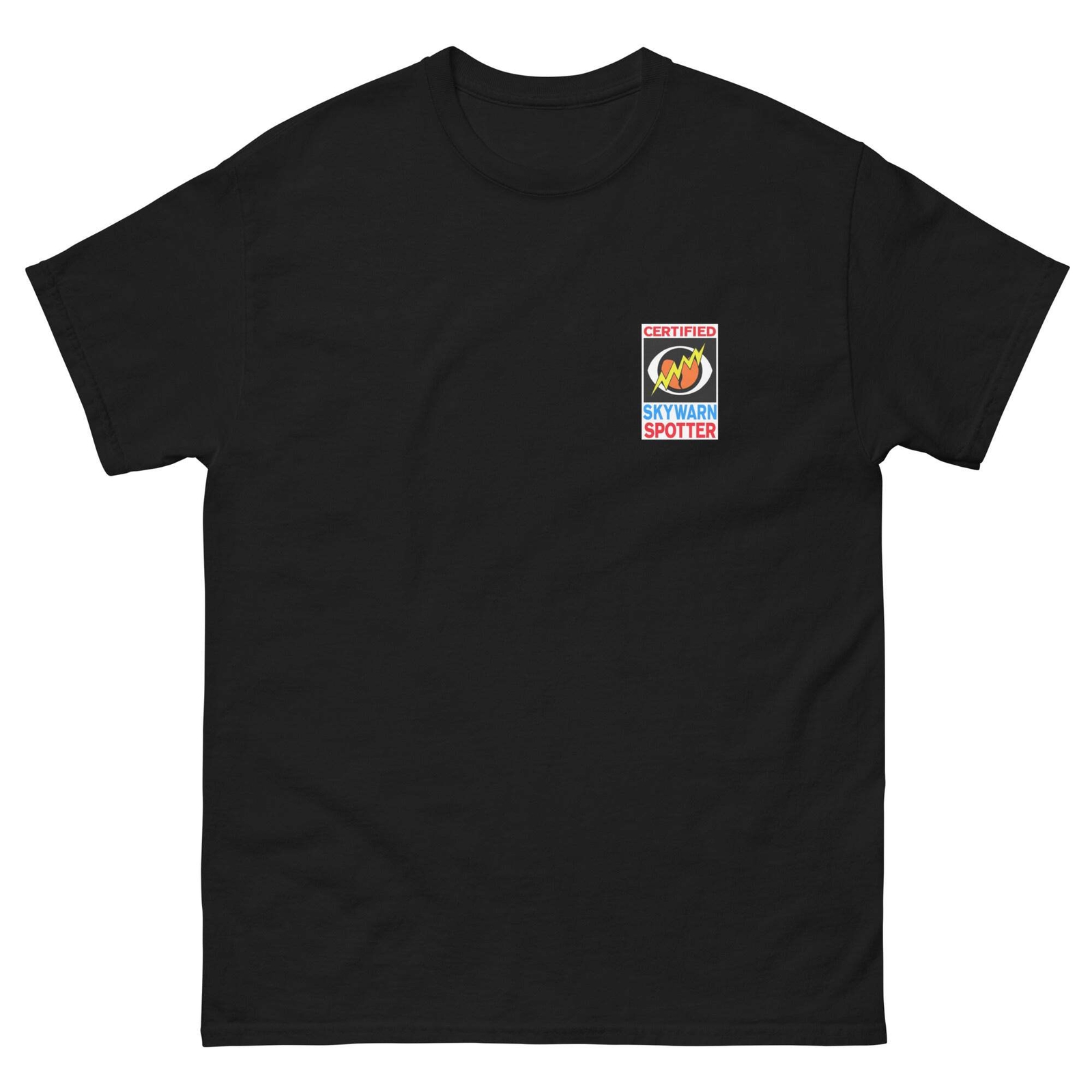 Skywarn Spotter Eye Gildan 5000 Unisex T-shirt Ham Radio Weather