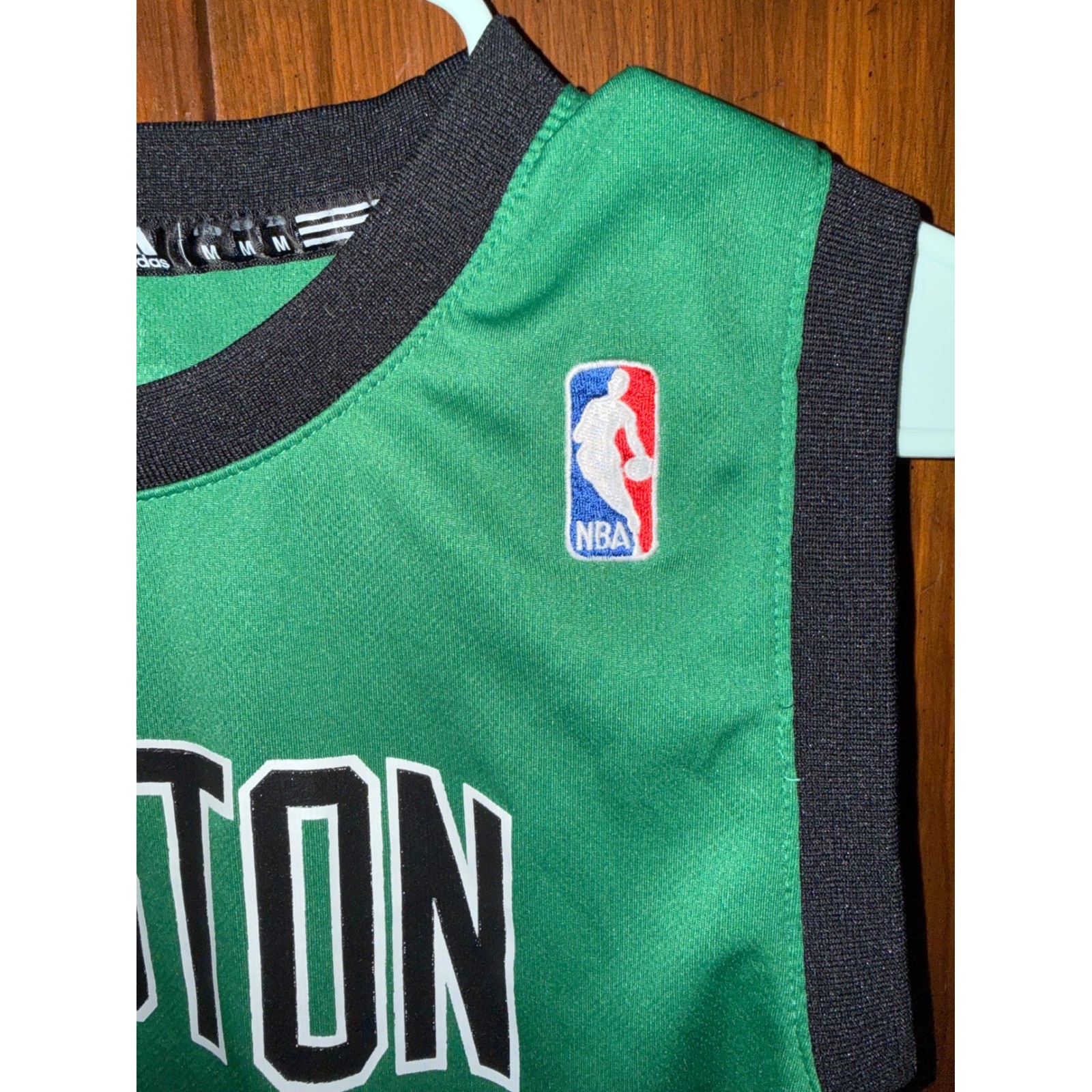 Adidas Kevin Garnett Boston Celtics NBA Jersey Youth Medium Green Black #5