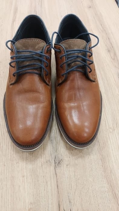 mens ecco heels brown leather 41