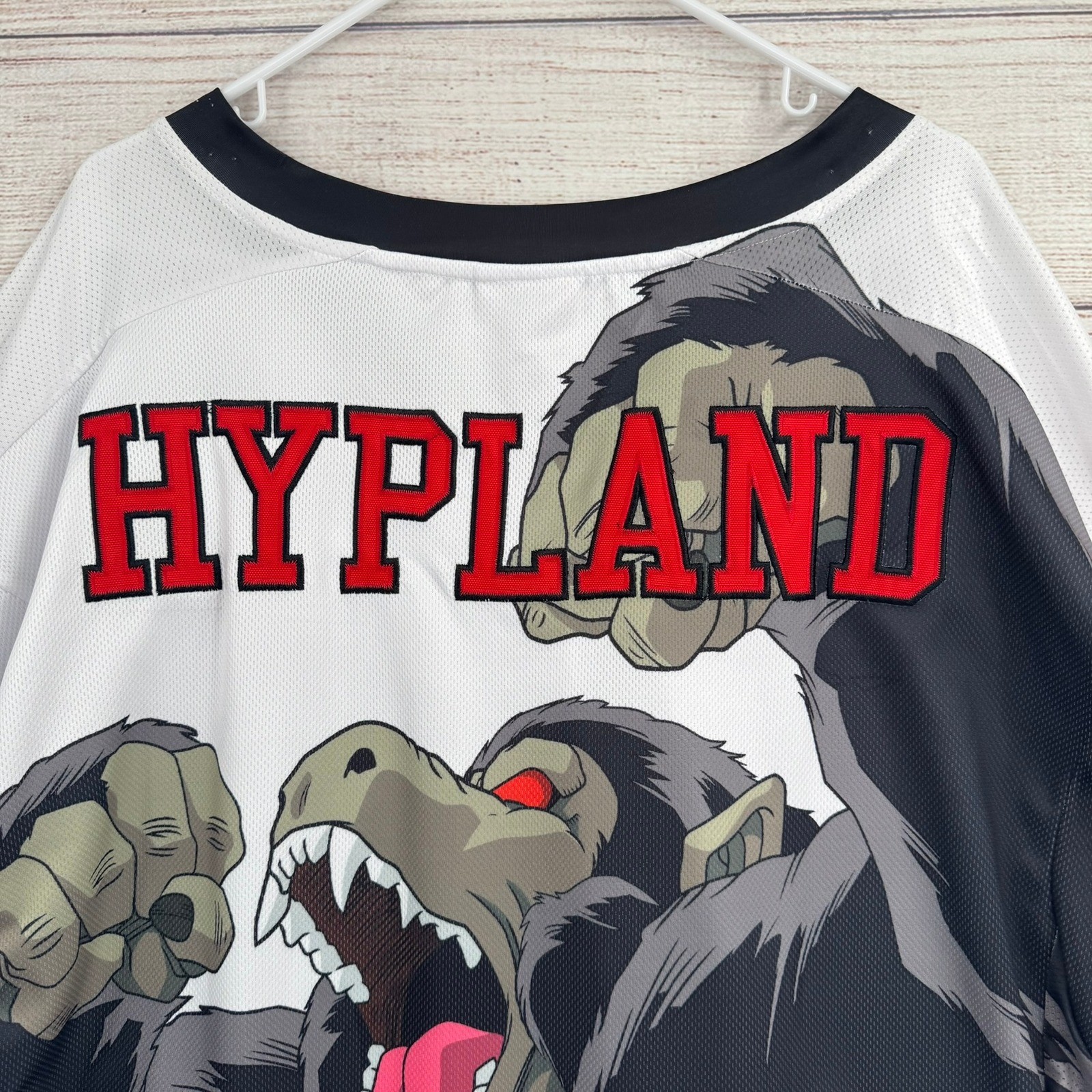 Hypland Dragon Ball Great Ape Jersey Mens XL White Black Oozaru 86 Streetwear