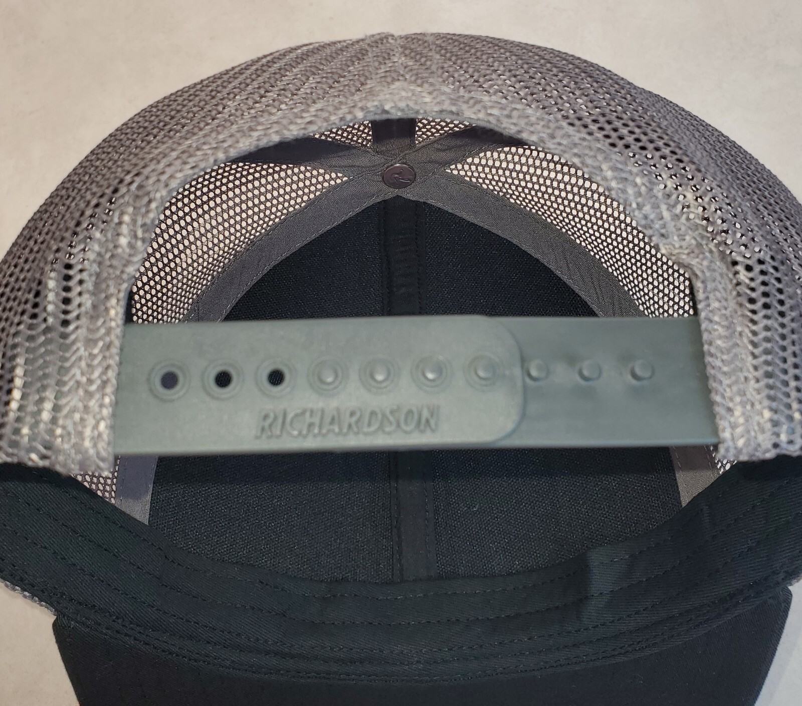 DEKALB SEED Patch on Richardson 112 Trucker Hat Snapback Black/Charcoal