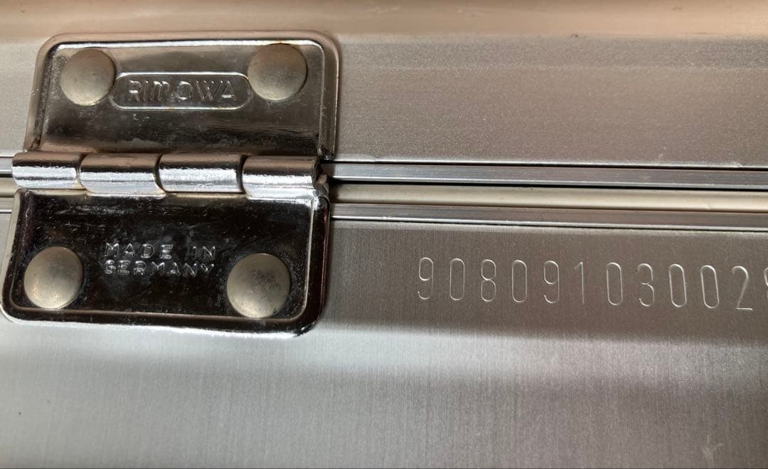 Vintage, rare RIMOWA silver attaché case