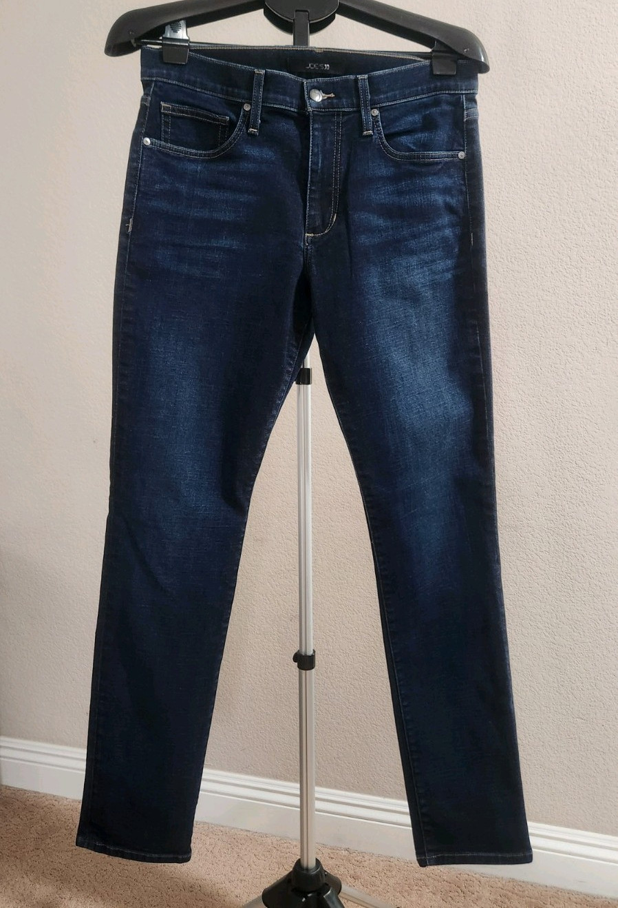 JOE’S Men’s Slim Straight Dark Wash Blue Stretch Denim Jeans 31×32