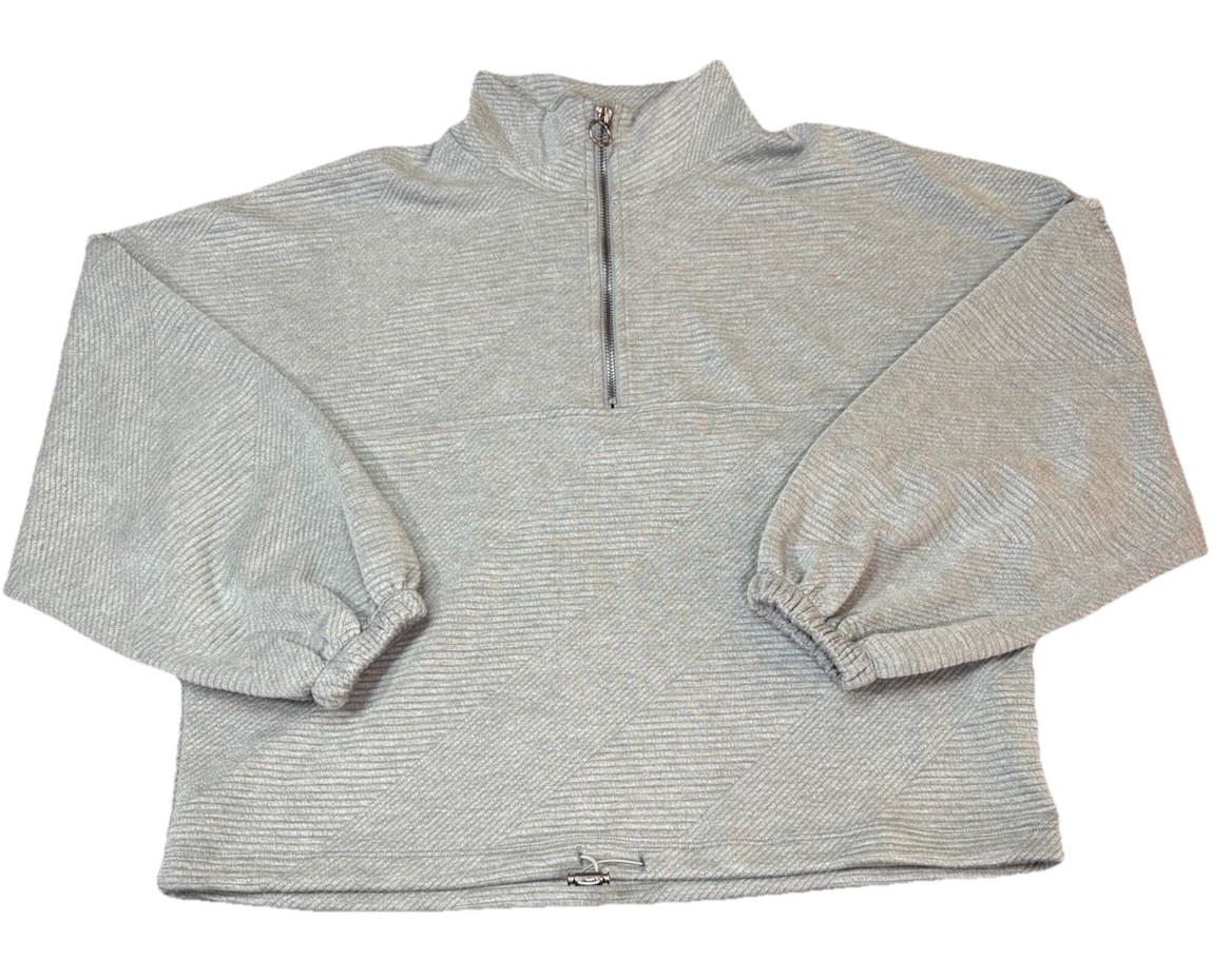 NWT Balance Collection Quarter Zip Pullover Gray • Women’s Size Medium