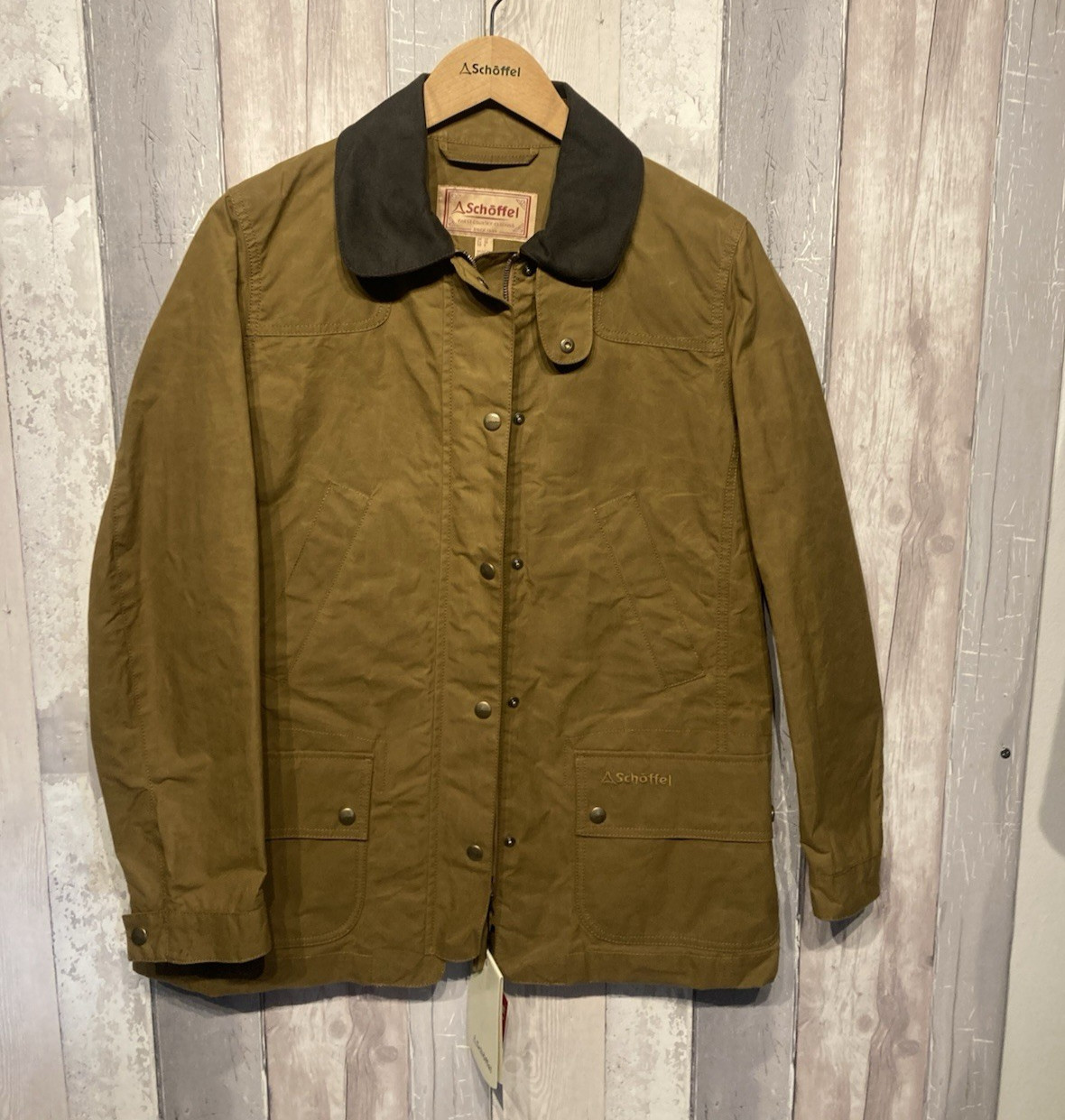 Schoffel Ladies Pilton Brown Wax Jacket New with Tags Size 10 RRP £329.95