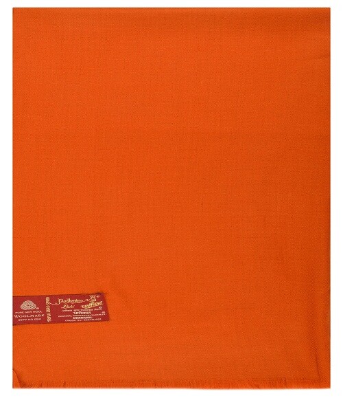 PASHMINA 0007 MEDITATION 100% PURE WOOL SHAWL/LOHI 2.75 MTR x 1.35 MTR LIGHT WEI