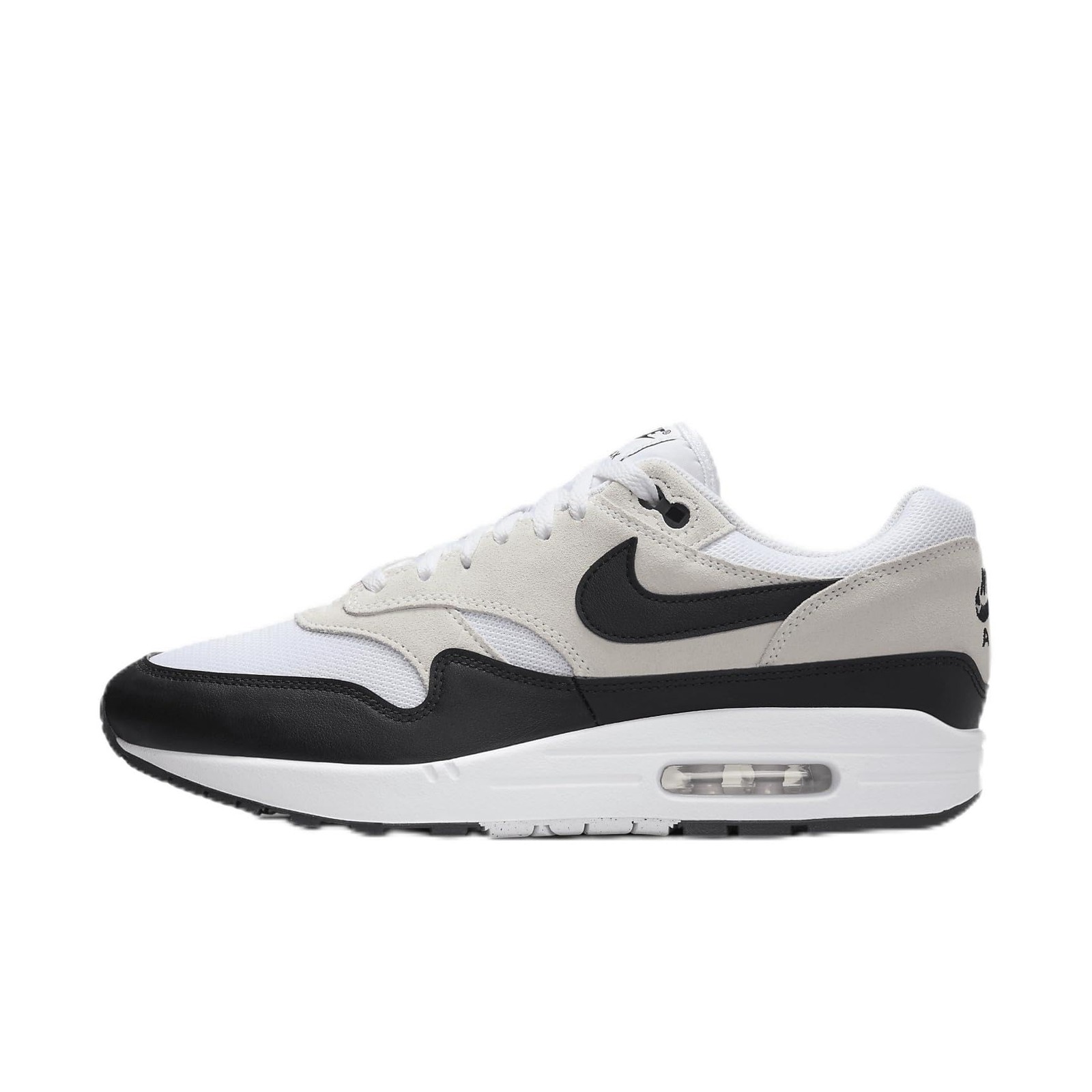 Nike Mens Air Max-1 Essential Summit Shoes – White/White/Black