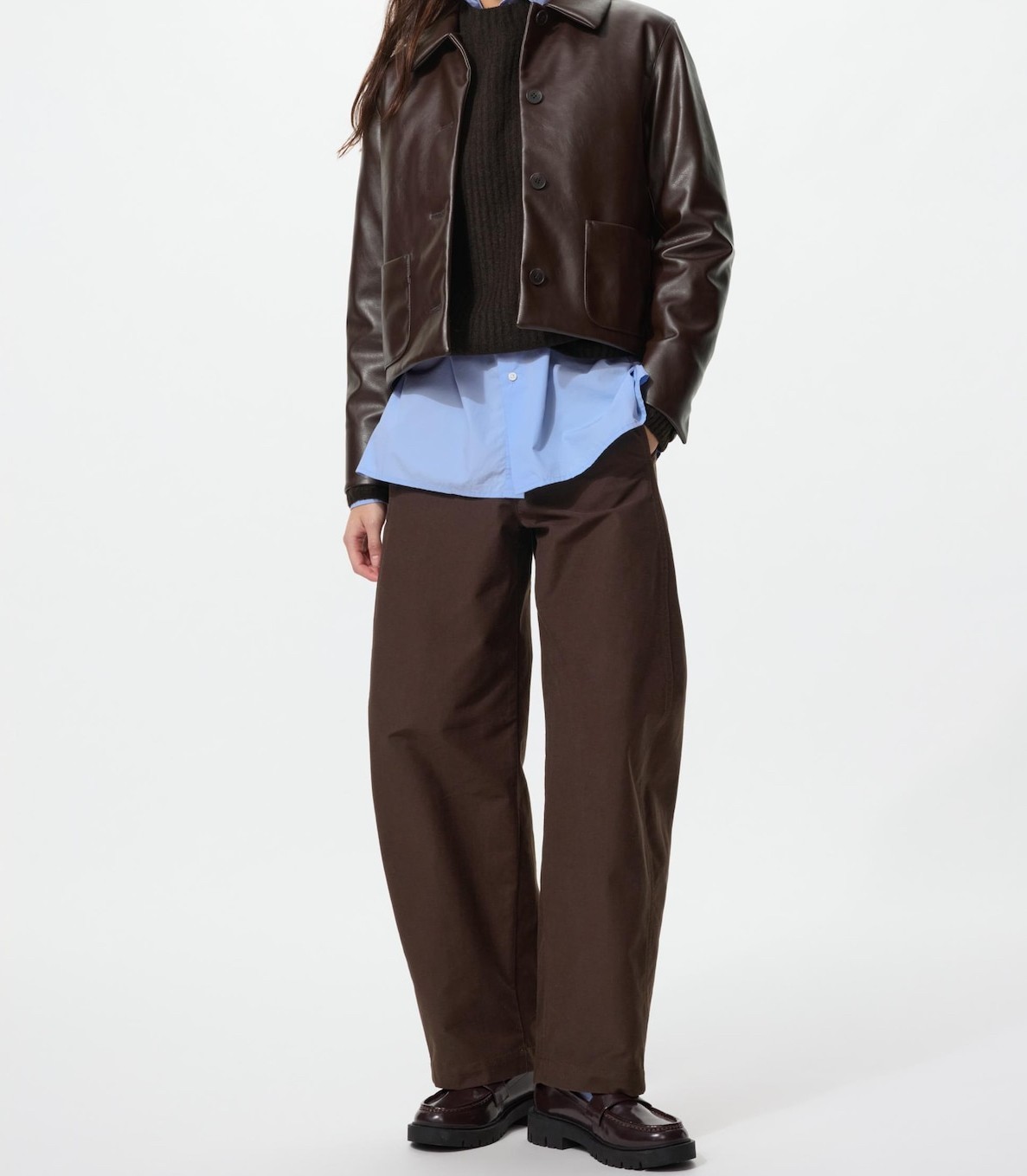 UNIQLO Jersey Barrel Silhouette Pants High Quality Materials NEW XS-4XL