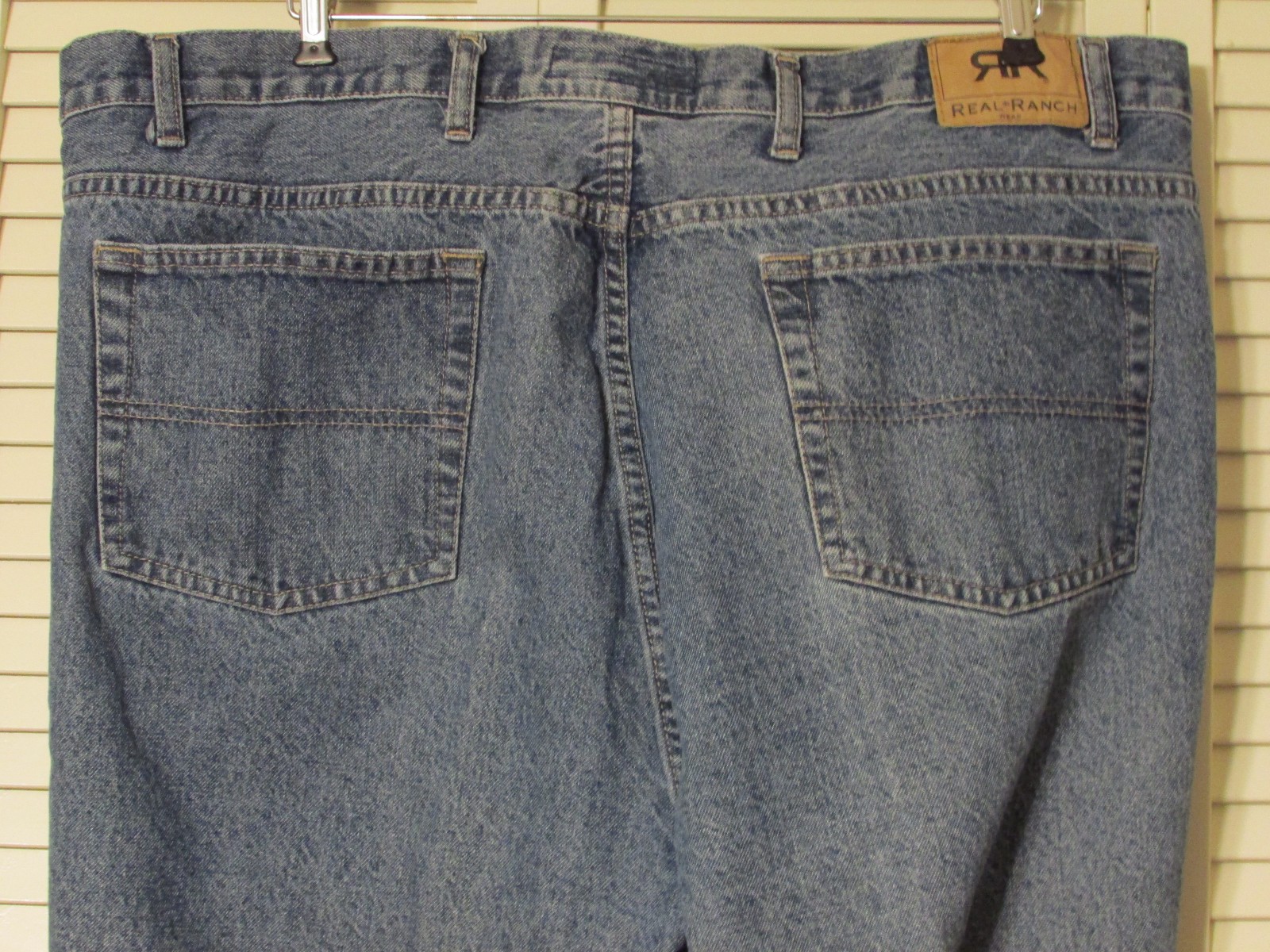 NICE Real Ranch Denim Jeans, 44×32 Tag, but closer to 47×32! FREE SHIP/48