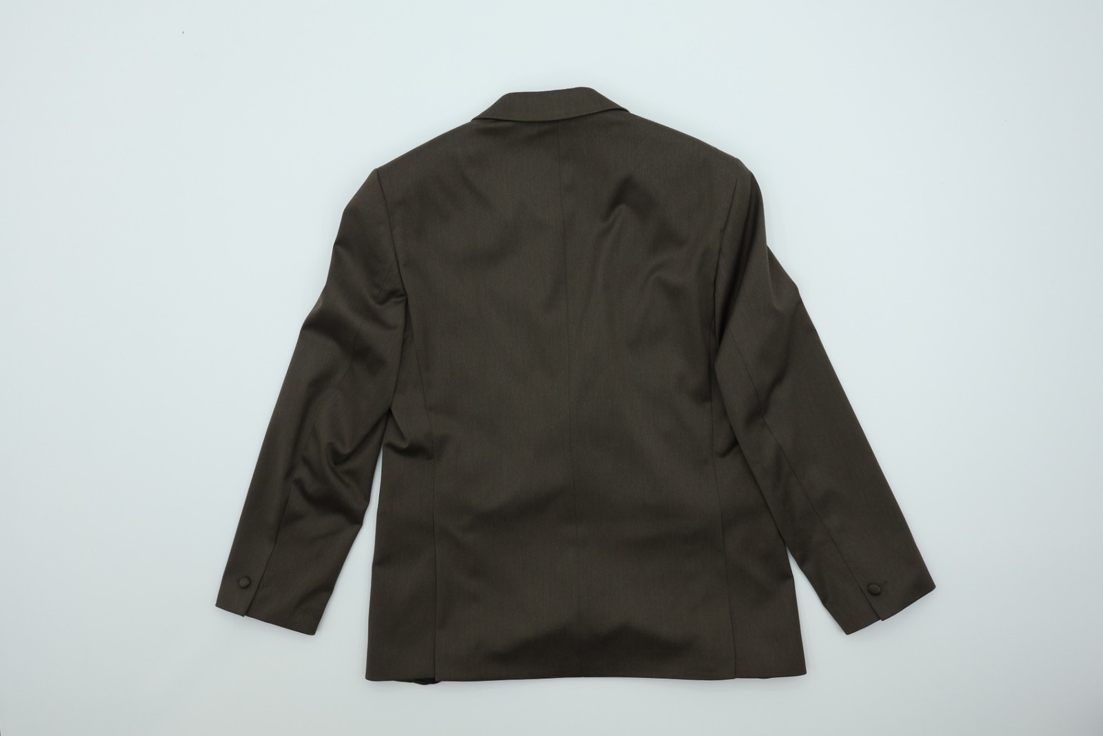 Marks & Spencer Men’s Blazer Size 42 Mole Brown Lined Pockets Button New
