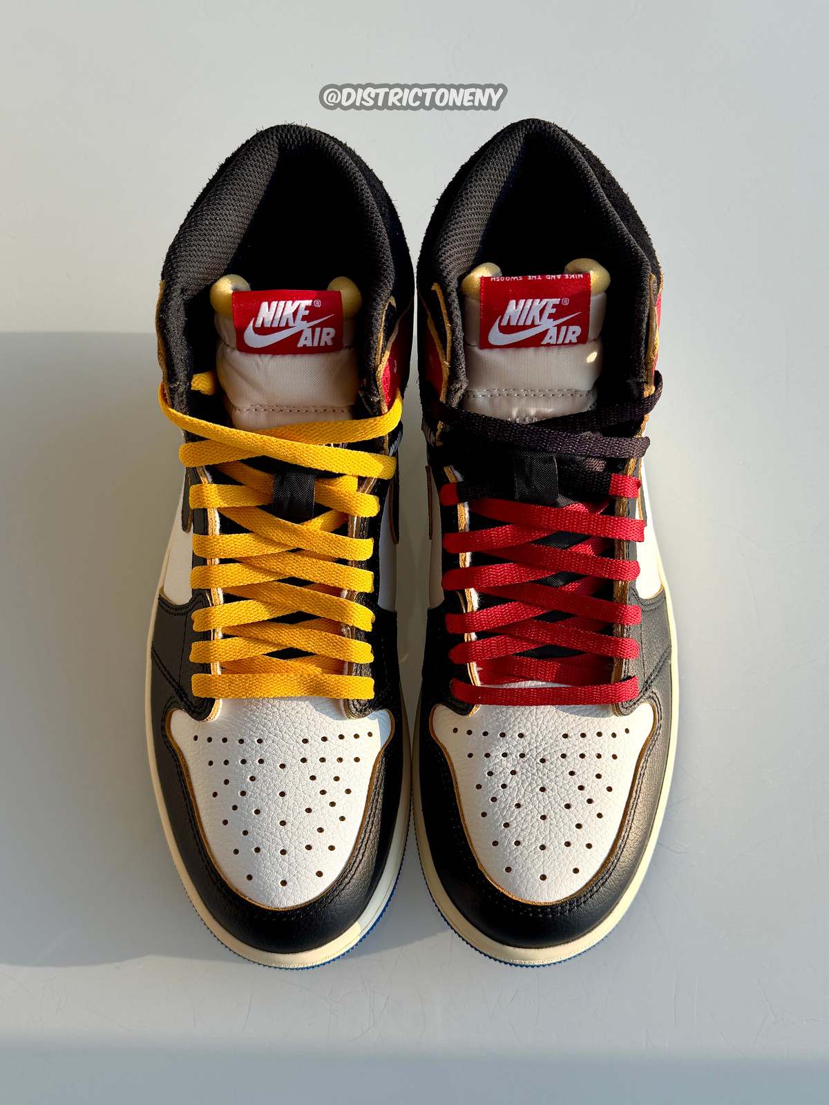 IO7847 002 Air Jordan 1 Retro High OG Fragment Union LA Varsity Red Sport Royal