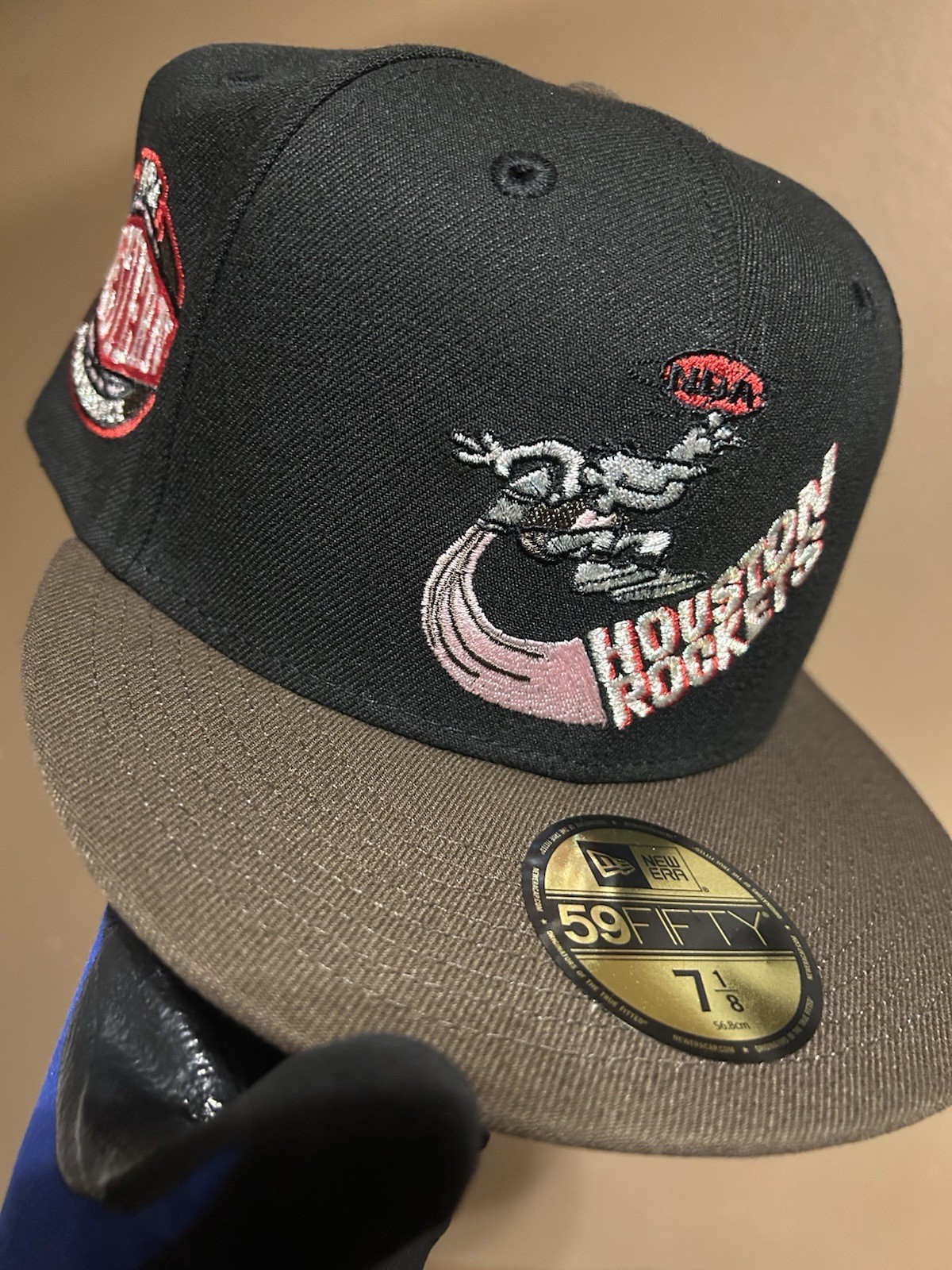 Houston Rockets 🔥 Throwback Mascot New Era *Rare* 59Fifty Sz. 7 1/8