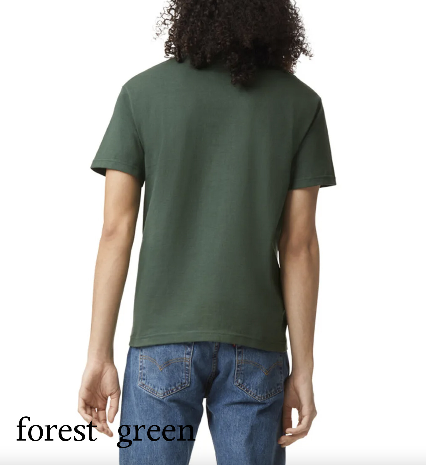 3 pack American Apparel 1301 Unisex Short Sleeve Preshrunk Heavyweight T-Shirt