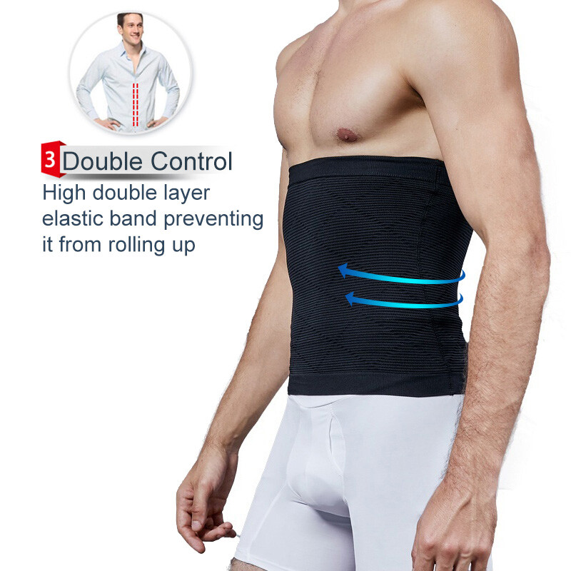 Body Shaper Belt Waist Trainer Belt for Men Fitness Fat Burning Girdle Shapewear