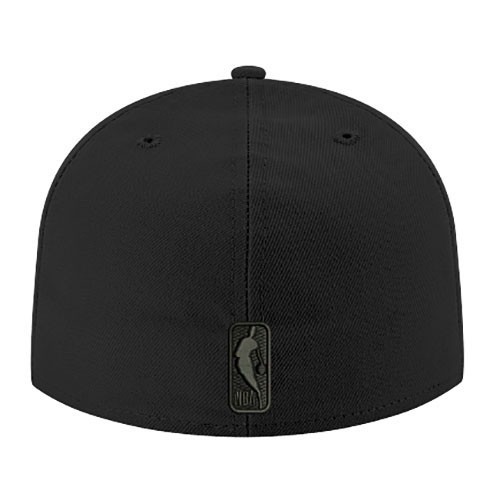 New Era Houston Rockets 5950 Fitted Hat NBA League Basic Black On Black Cap
