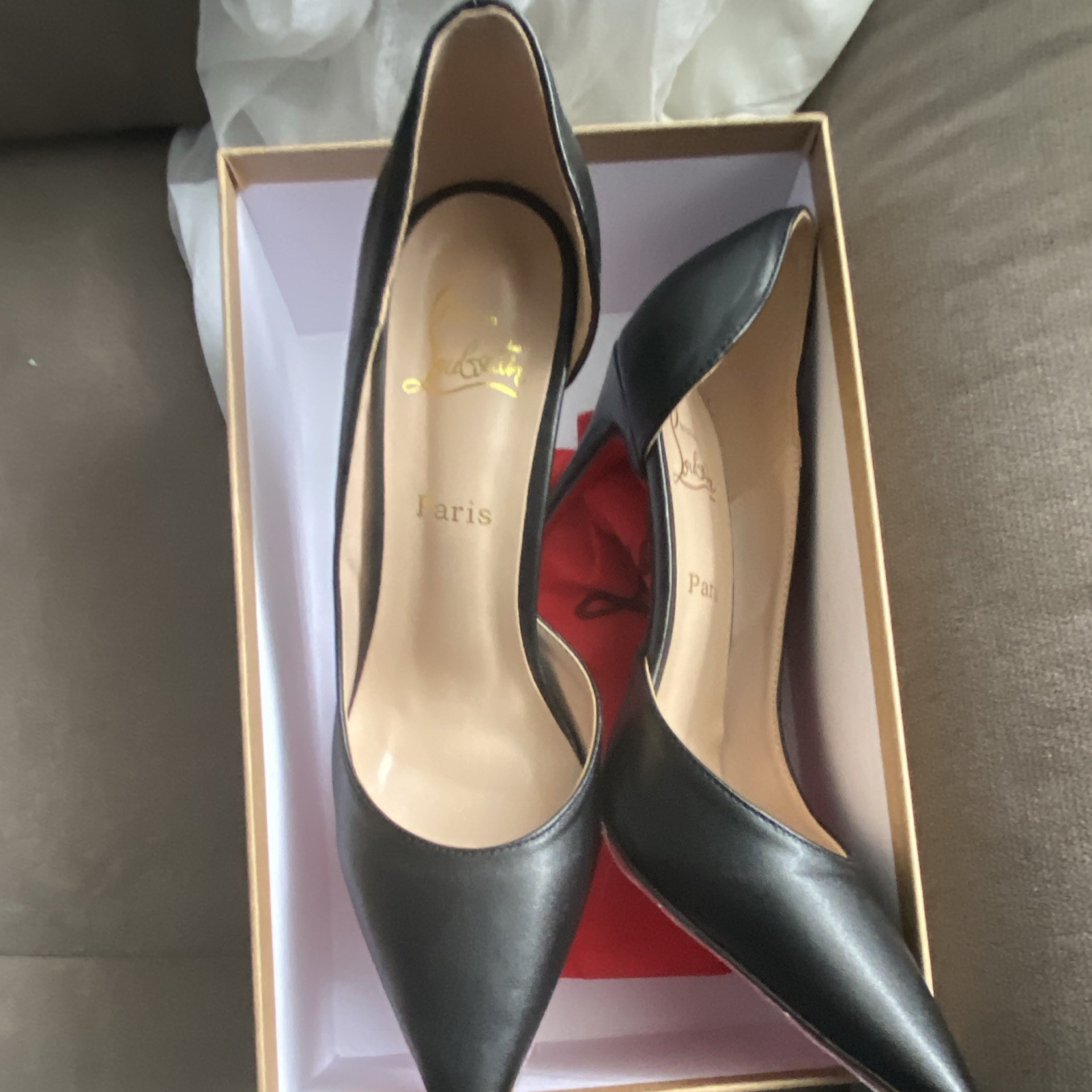 Christian Louboutin So Kate Pointed Toe Pump – Black, Euro 42