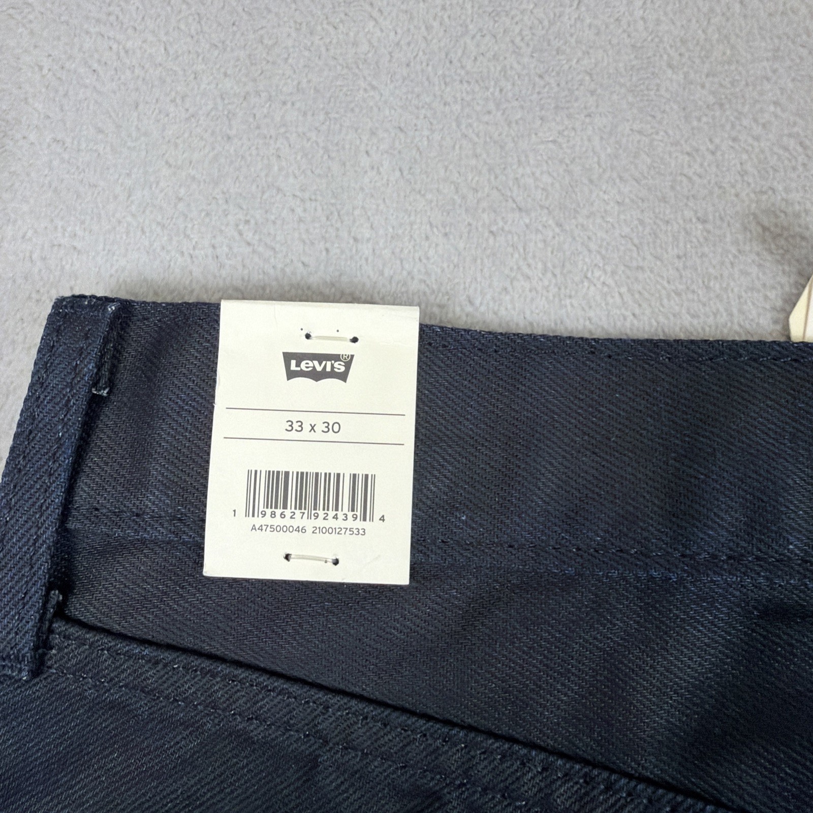 Levi’s Premium 578 Baggy Coated Denim Jeans Men’s Size 33×30 Blue Cotton Y2K
