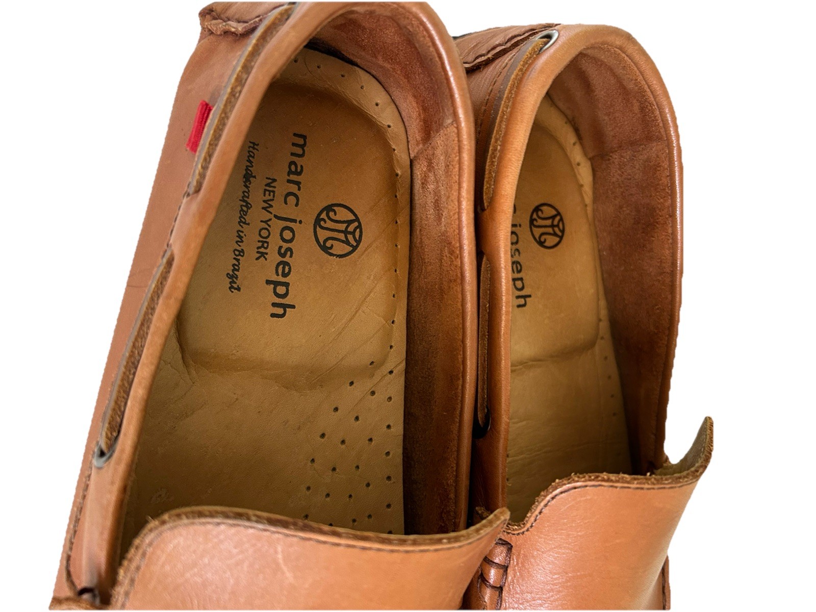 Men’s Marc Joseph NY Brazilian Made Tan Loafers EUC 10