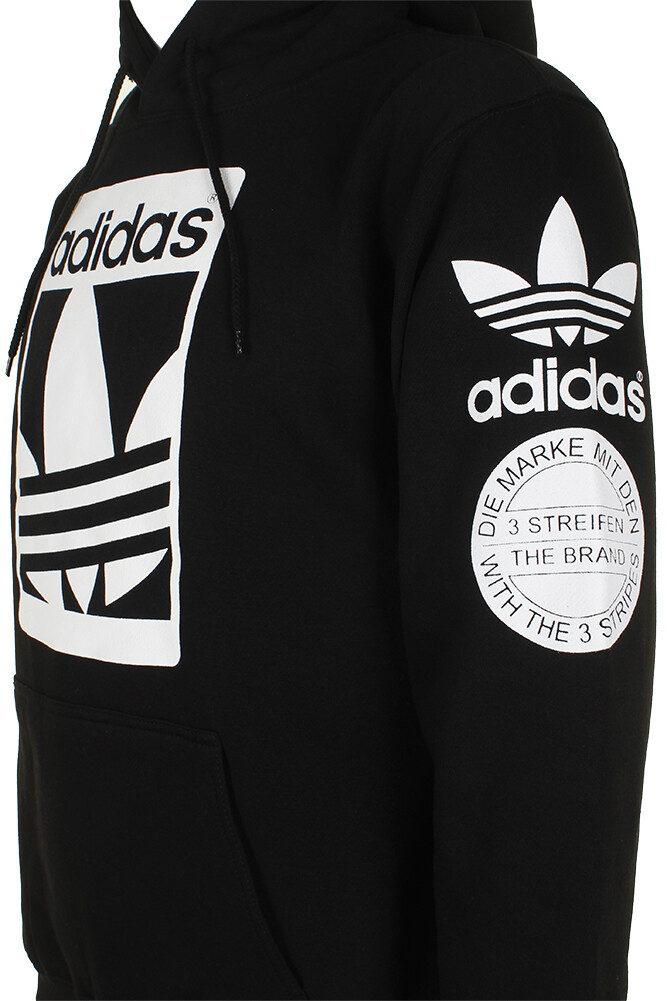Adidas Men’s Original Trefoil Street Graphic Front Pocket Active Pullover Hoodie