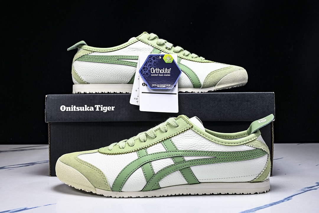 Onits*ka Tiger Mexico 66 Airy Green 1183A201-304 Unisex Size 4-11