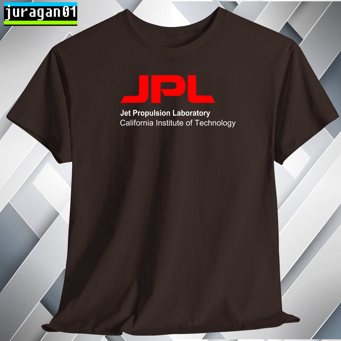 JPL Jet Propulsion Laboratory T-Shirt Black Navy White Grey Red Orange SizeS-5XL