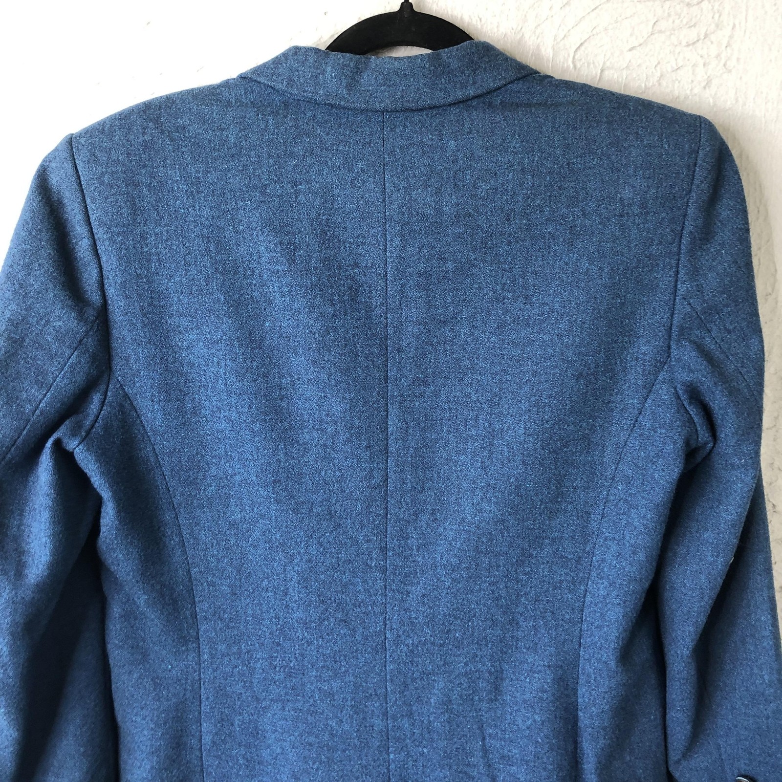 Pendleton Blazer Womens 10 Blue 100% Virgin Wool Old Money Yacht Academia