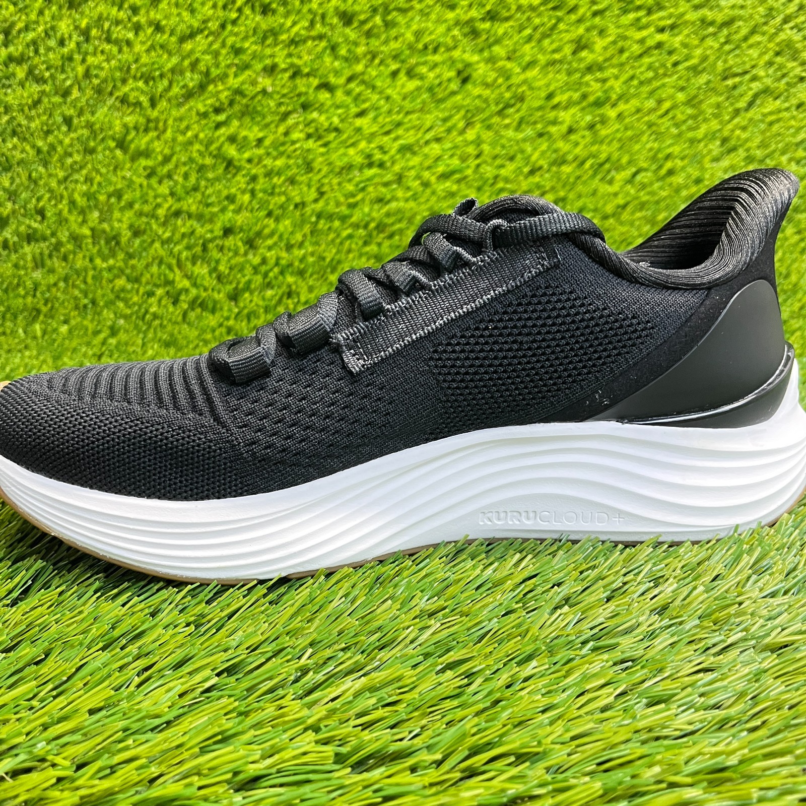Kuru Atom 2 Womens Size 8.5D Black White Athletic Running Walking Shoes Sneakers