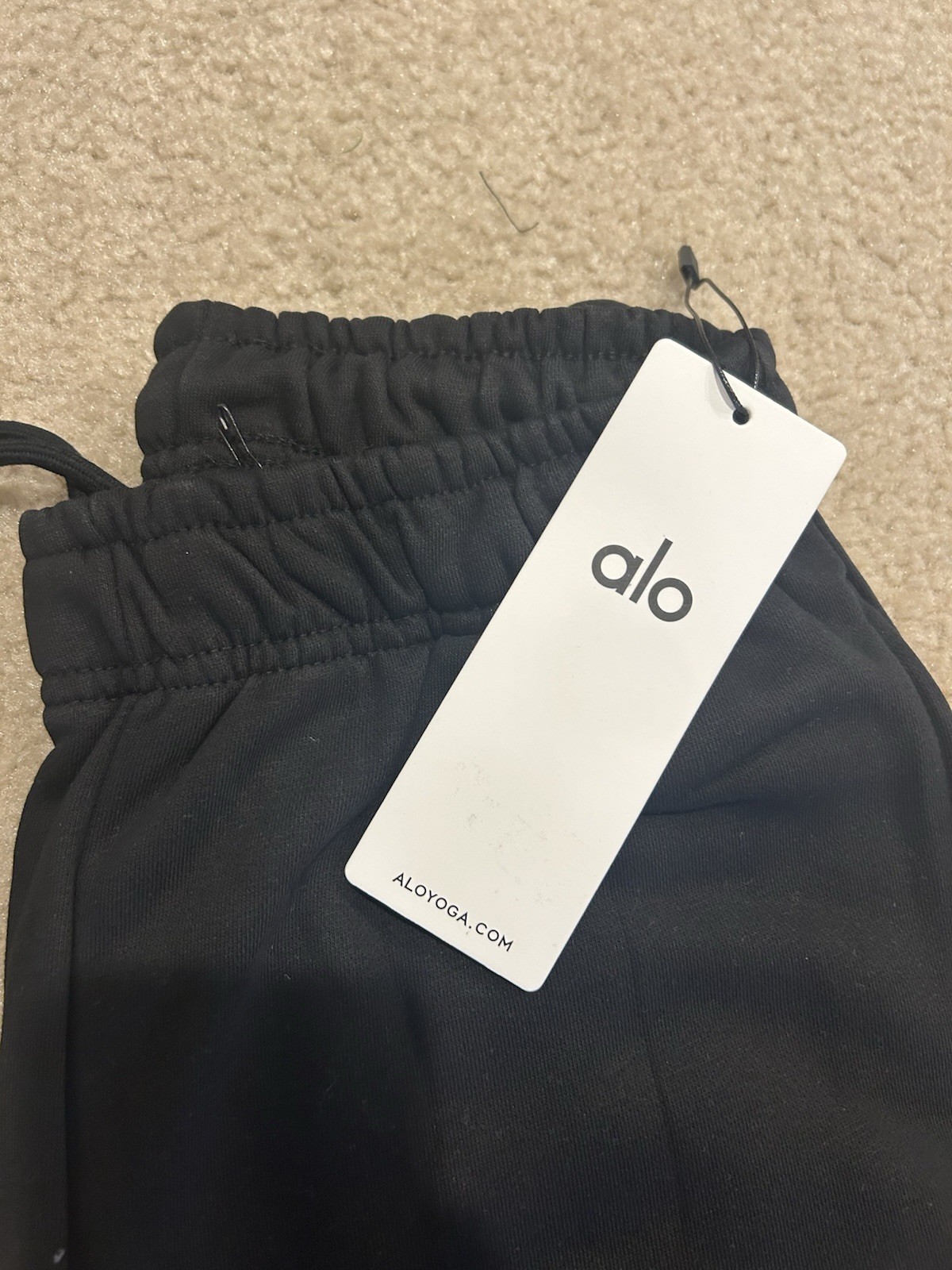 Alo Black cuffed pants