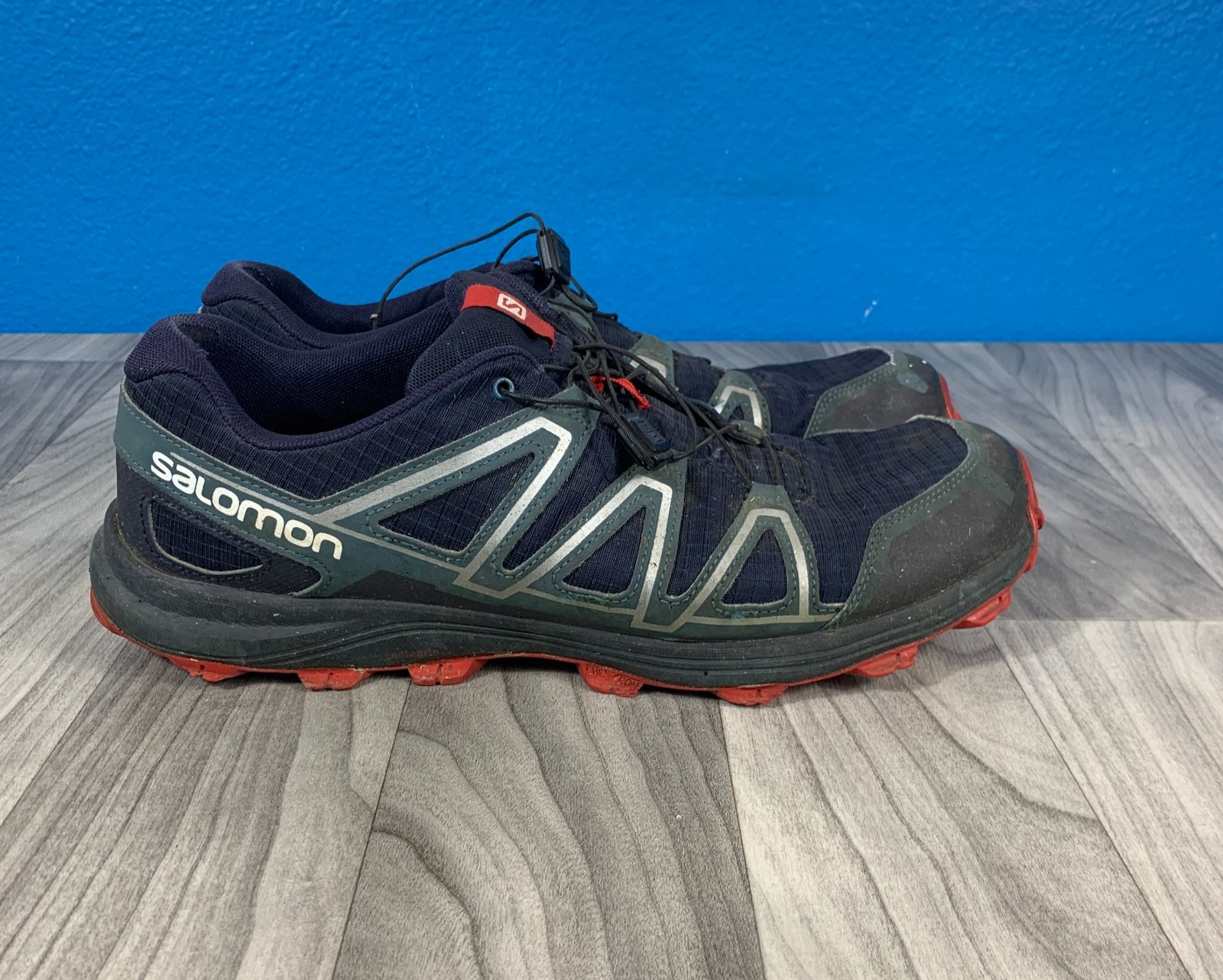 Salomon Alkalin Trail ‘Velvet Morning Night Sky Red’ Men’s Size 13 Running Shoes
