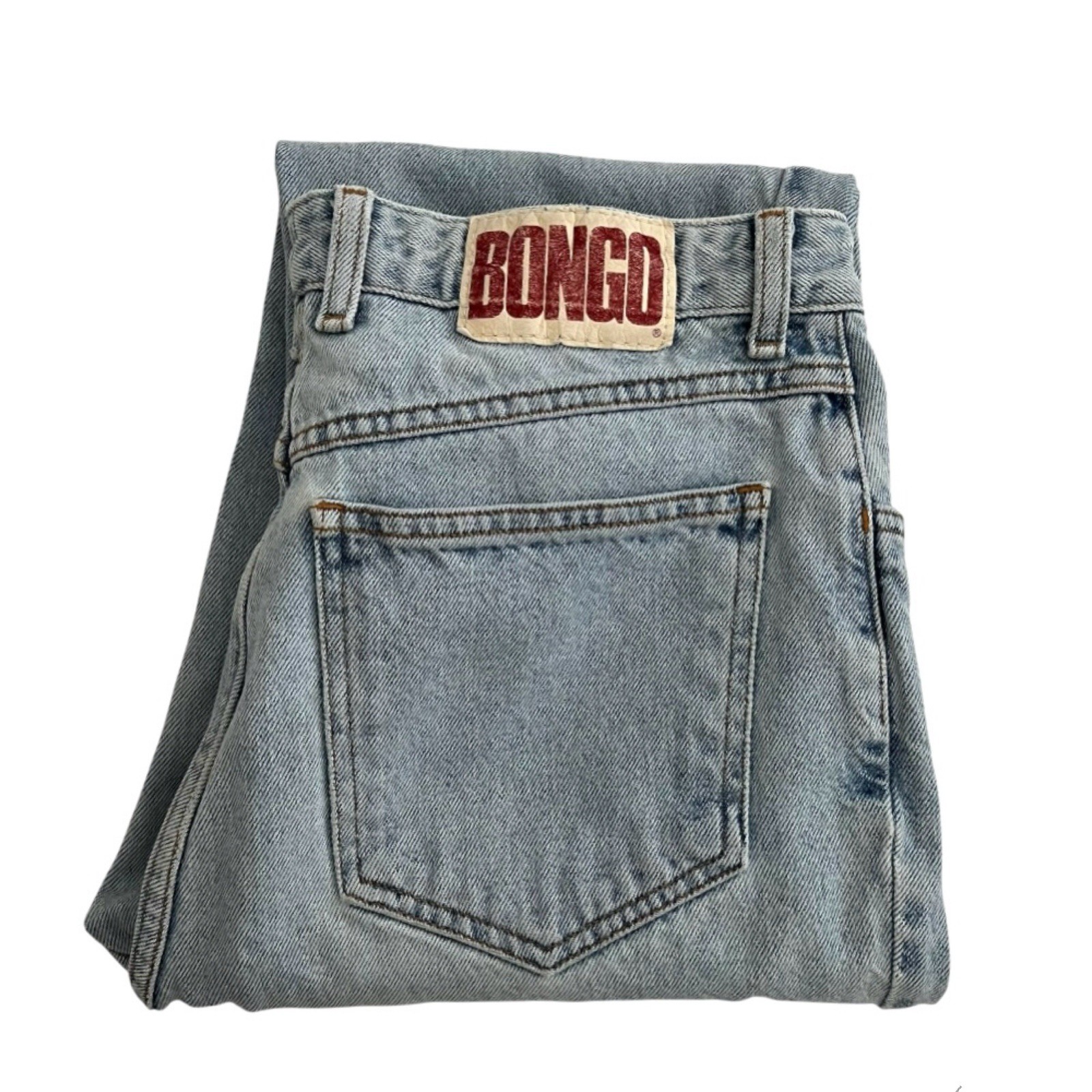 Vintage Bongo Jeans High Rise Light Wash Women’s Size 30 Size 10 Juniors Size 13