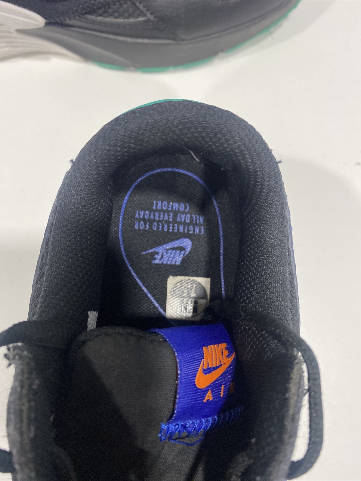 2019 Men’s Size 7.5 US Nike Air Max Excee Black/Hyper Blue-Green-CD4165-002