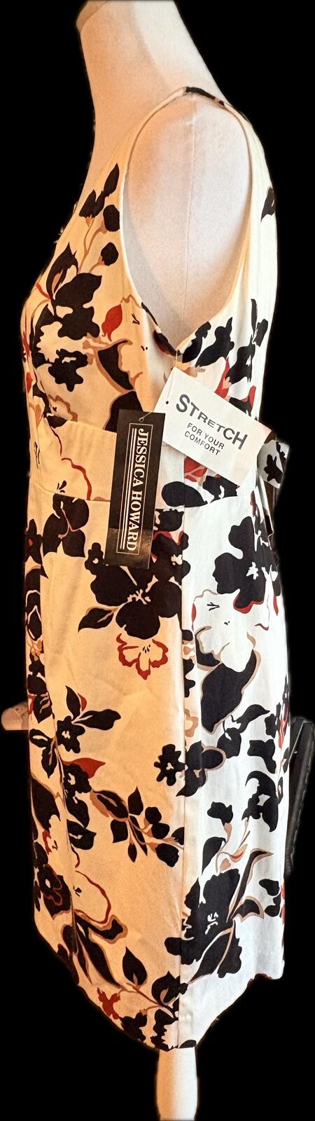 NWT Jessica Howard Floral Bow Dress 12
