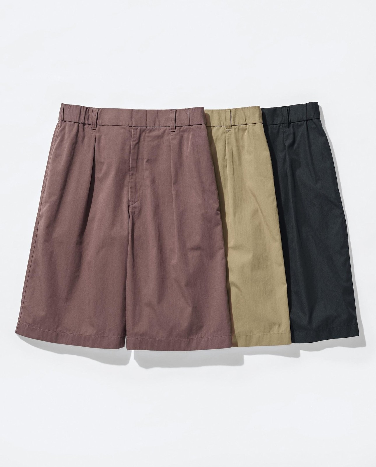 UNIQLO Pleated Wide Shorts | 12.5″ Japan NEW