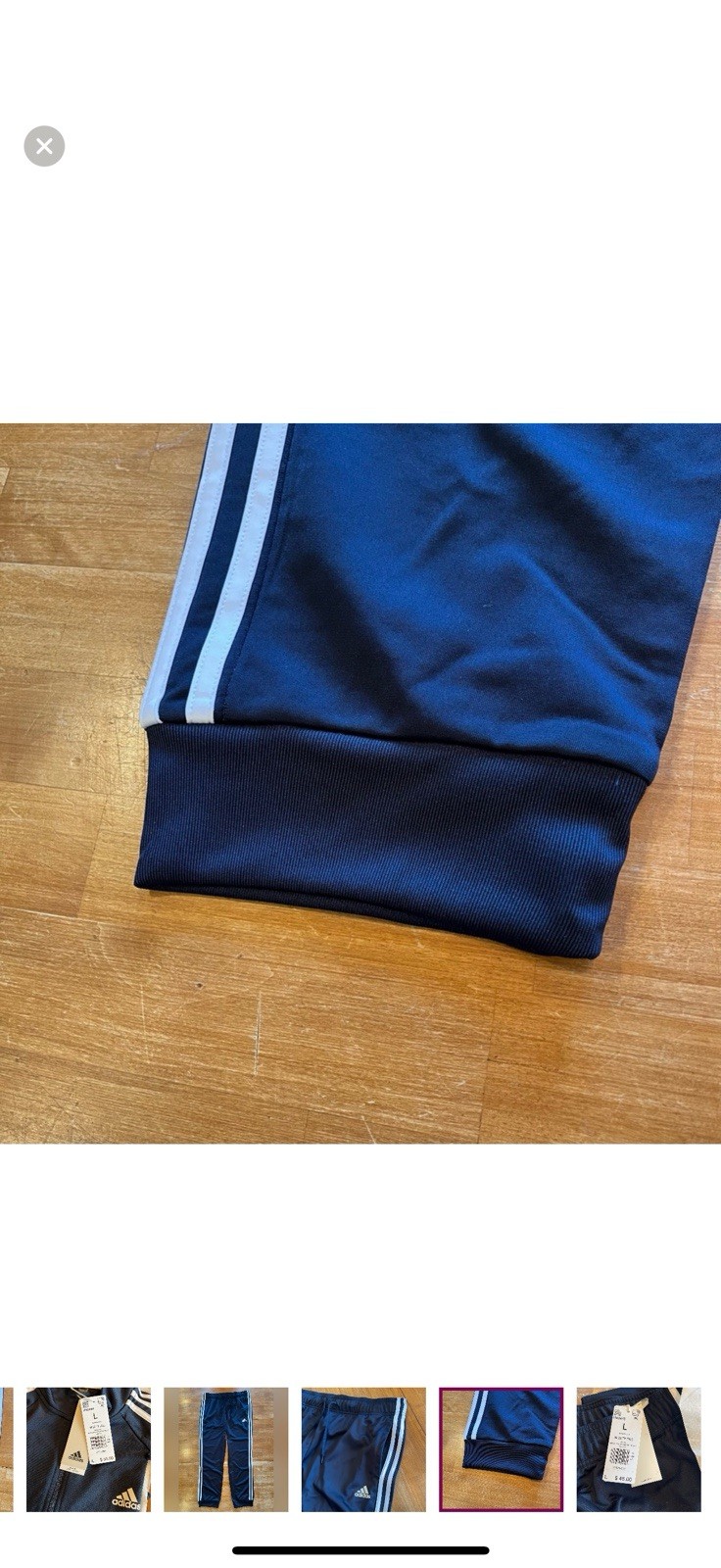 adidas Womens 3 Stripes Tricot Tracksuit Jacket & Pants Set Blue New All Sizes