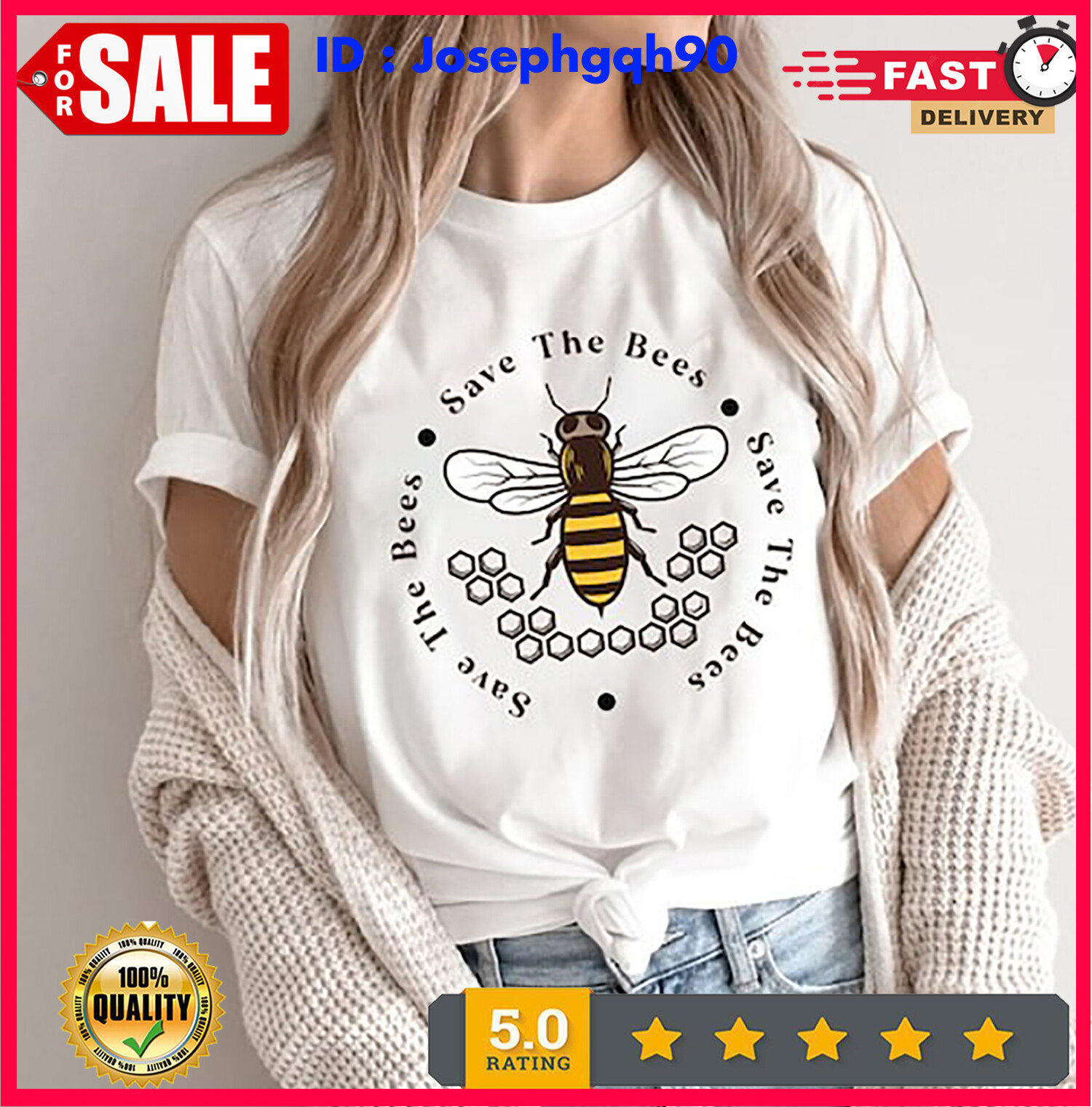 2025/Save The Bees Shirt, Conserve Endangered Bees Shirt, Animal Lovers Shirt, B