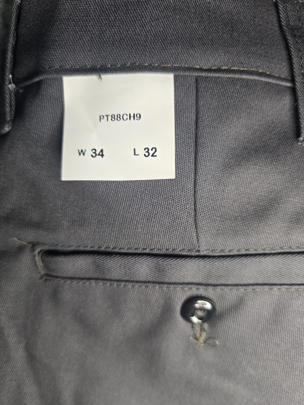 Red Kap PT88CH9 Men’s Gray Work Pants 34×32 Twill Poly/Cotton Construction