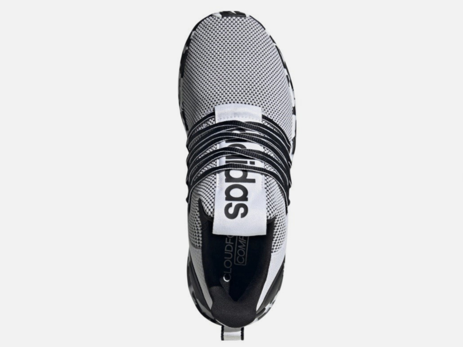Adidas Lite Racer Adapt 7.0 Cloud White Black Men’s Sizes JI4979