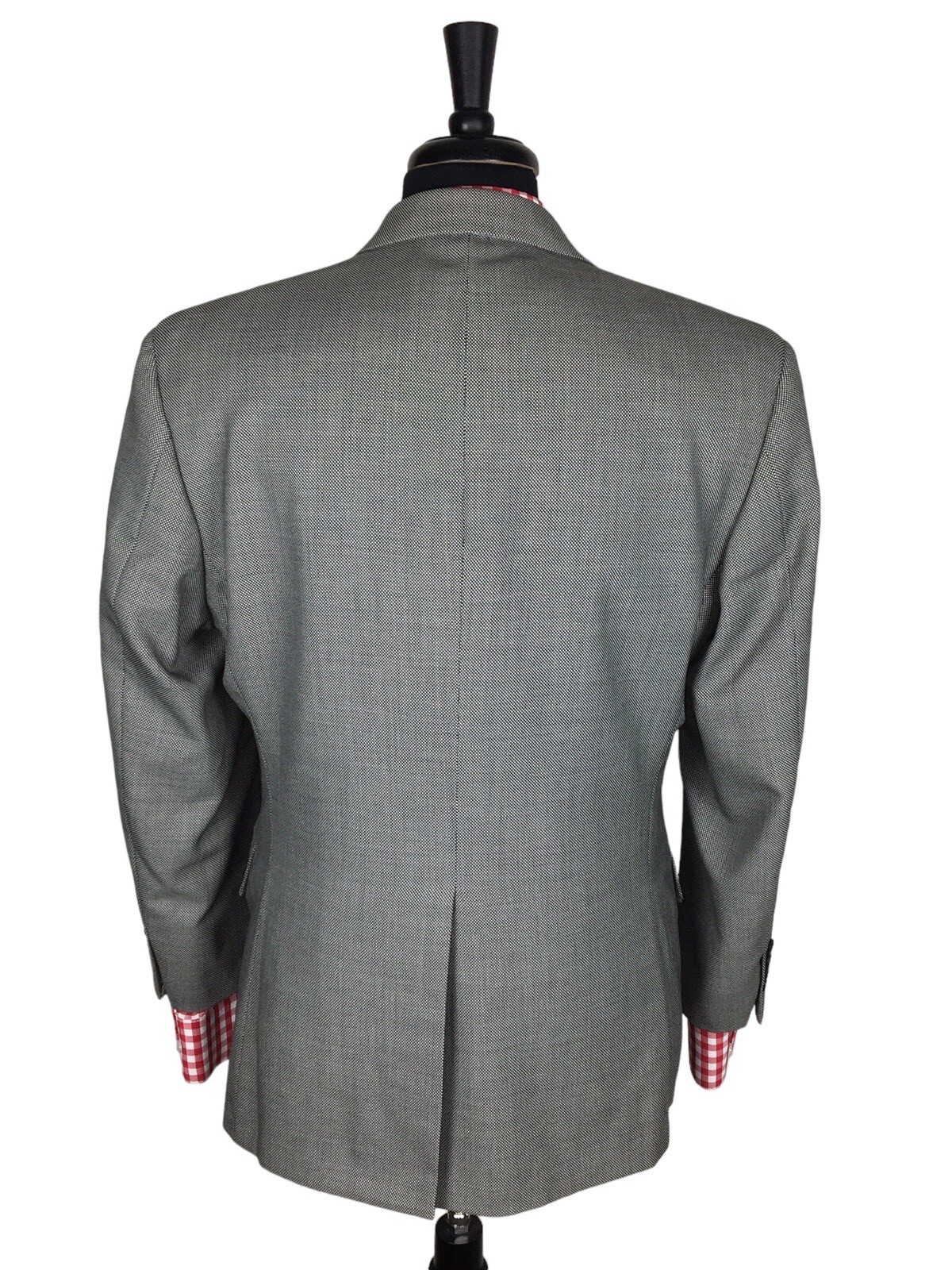 Corporate Image Tom James Mens 42R Wool Birdseye Suit Pleat Pant 34×28.5
