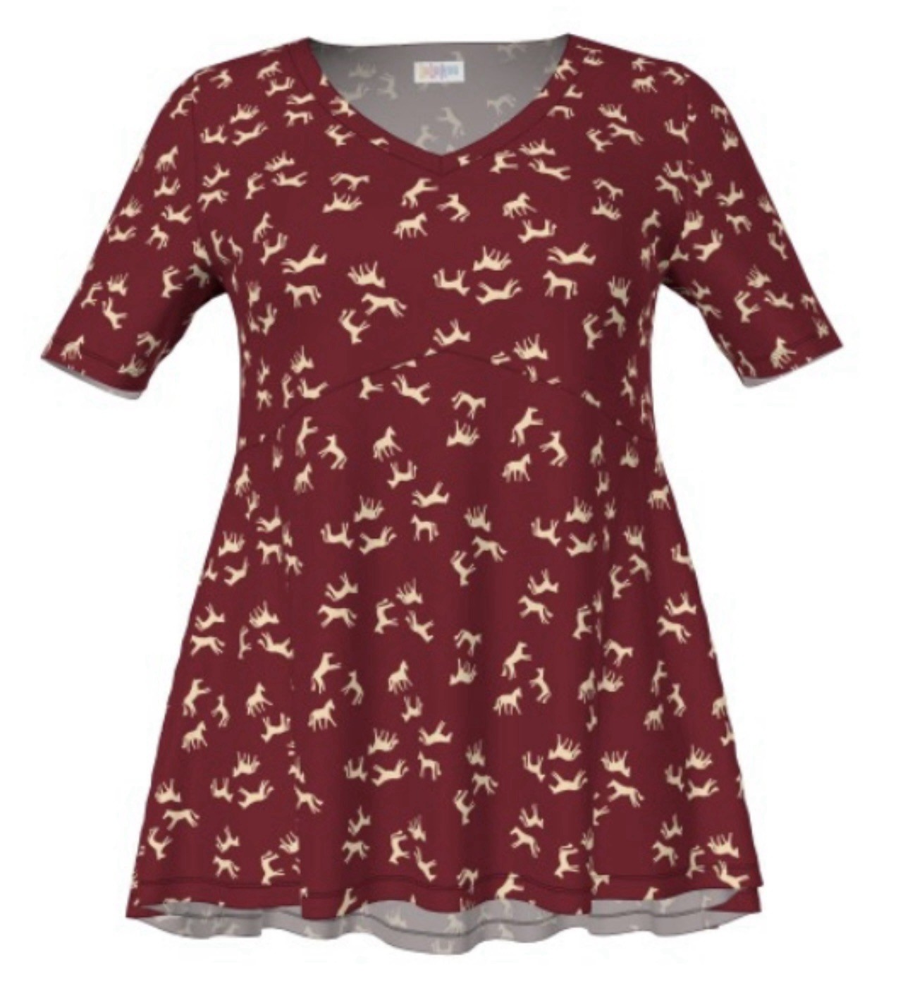 NWT LuLaRoe Medium Jana Empire Waist Swing Top – As Pictured