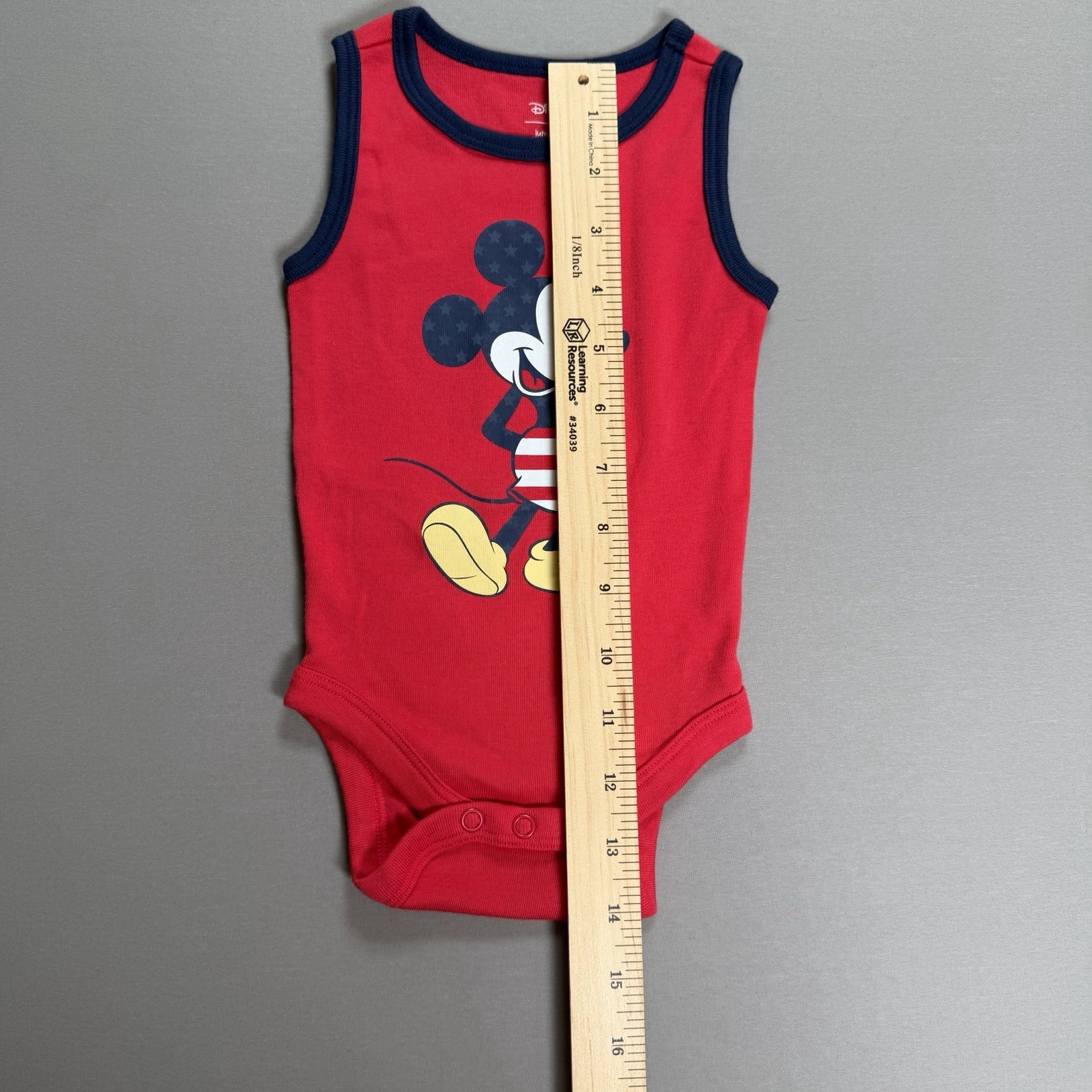 Patriotic Mickey Mouse Bodysuit Perfect For Fourth Of July!