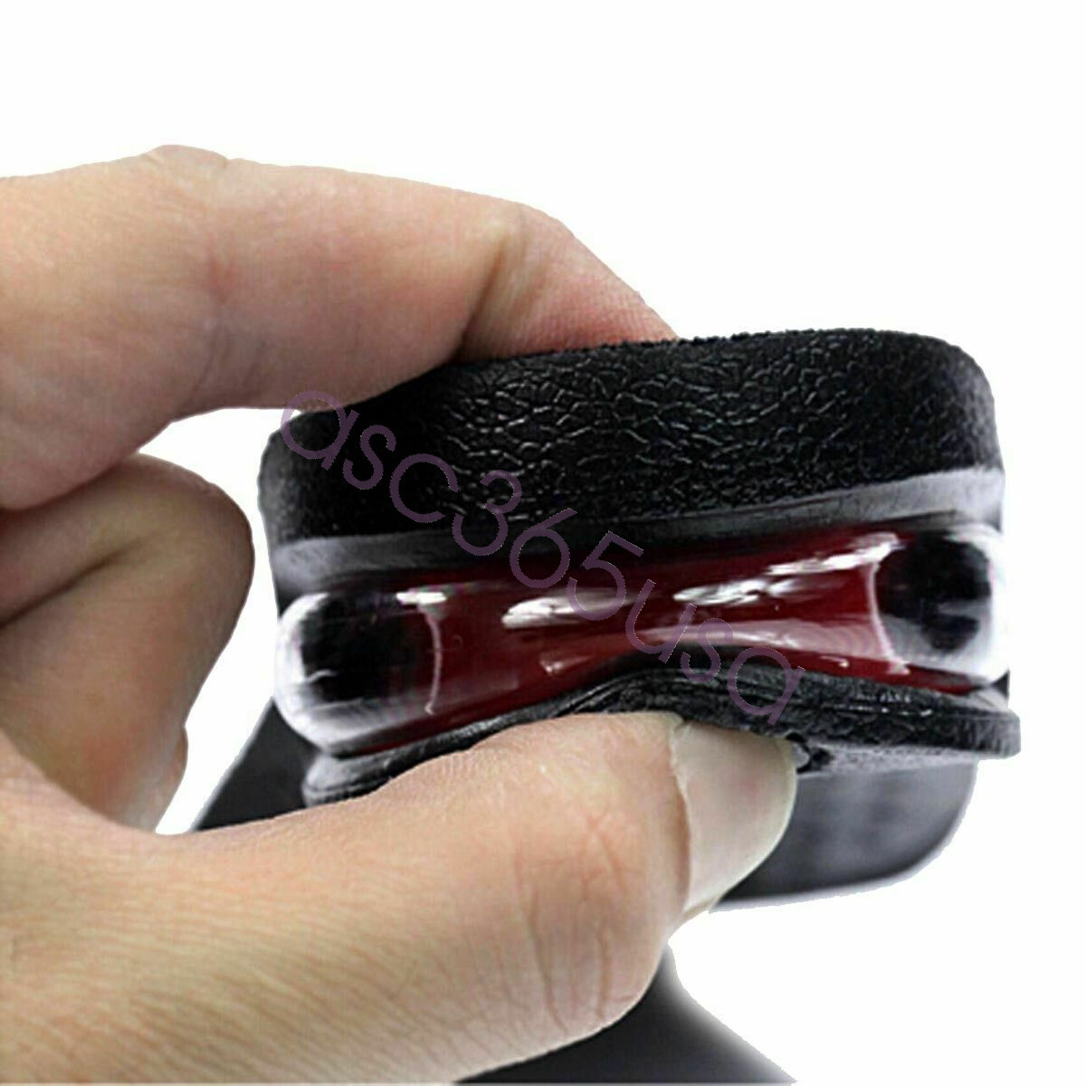 Adjust 4 Layer 9cm Unisex Shoe Lift Height Increase Heel Insole Insert Taller US
