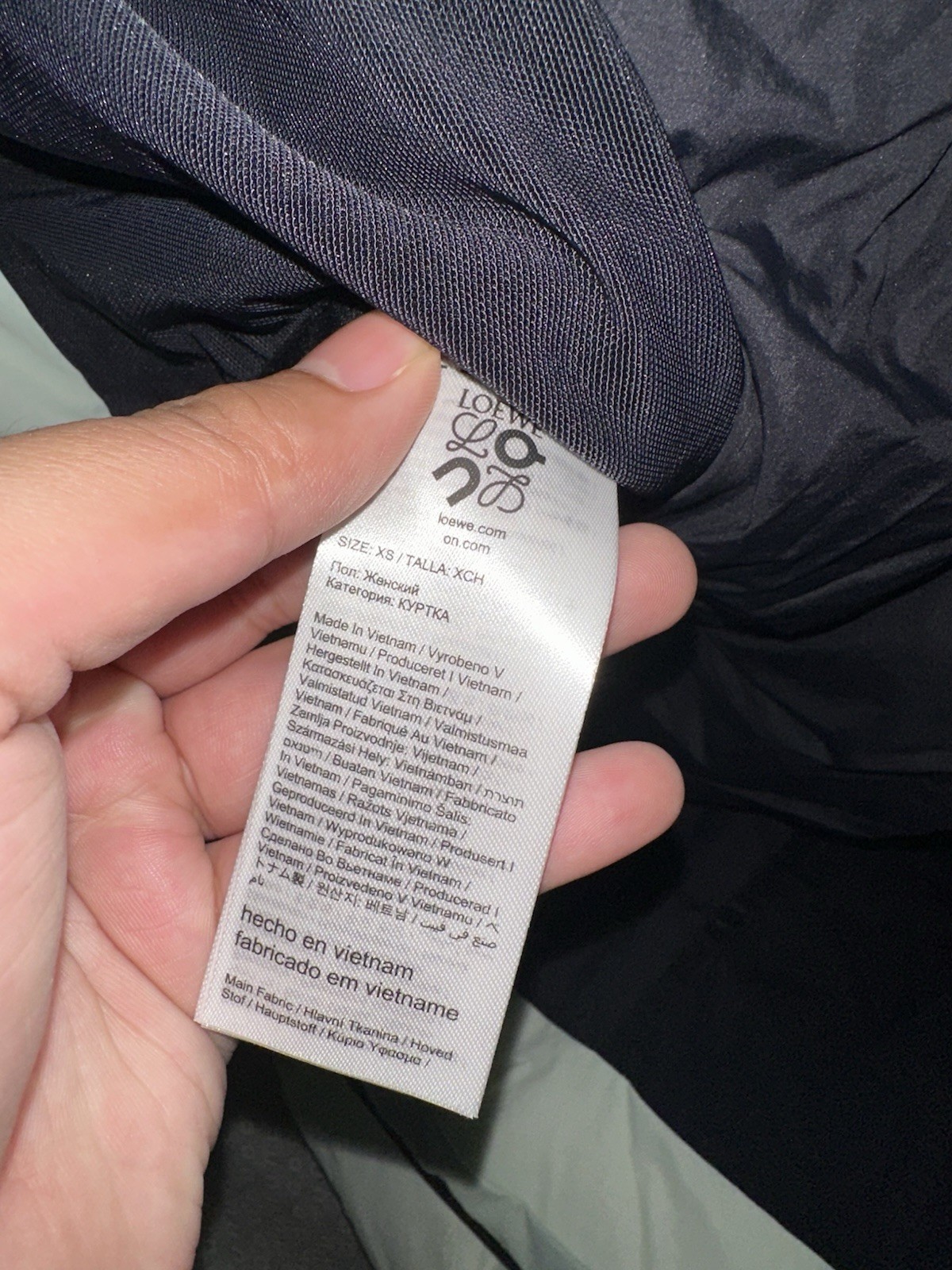 Loewe x On – Hooded Puffer Down Jacket Size XS New