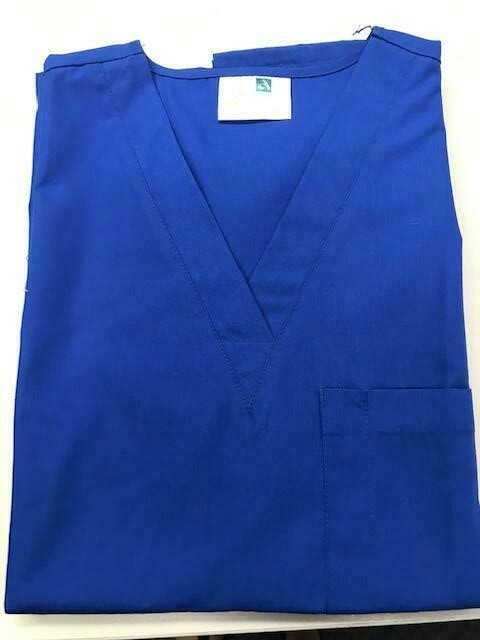 NWT UNISEX V-NECK SCRUB TOPS – VARIES COLORS & SIZES