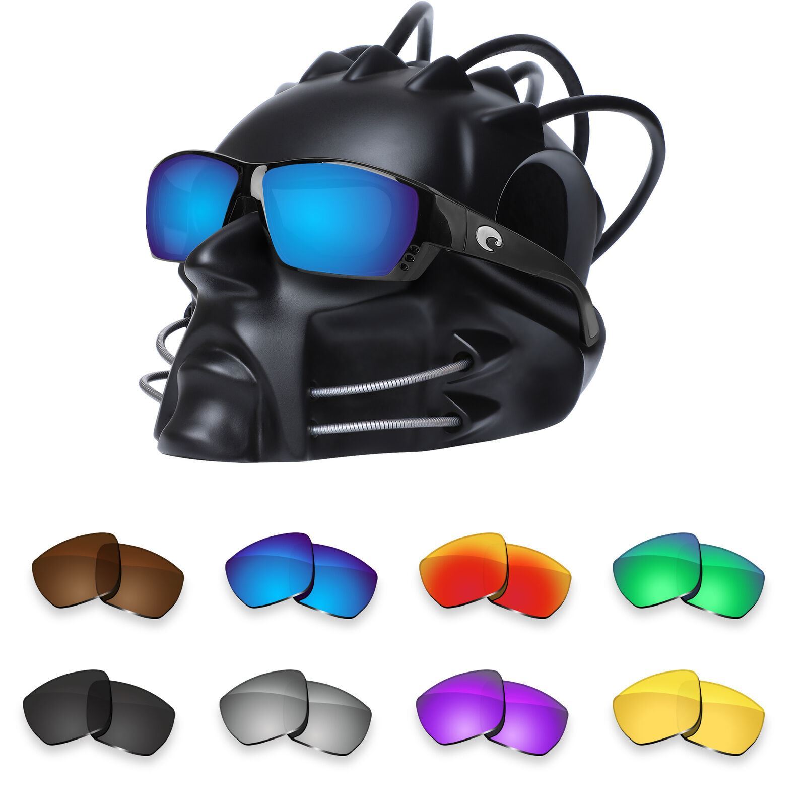 KEYTO Polarized Replacement Lens for-Costa Del Mar Tuna Alley Sunglasses