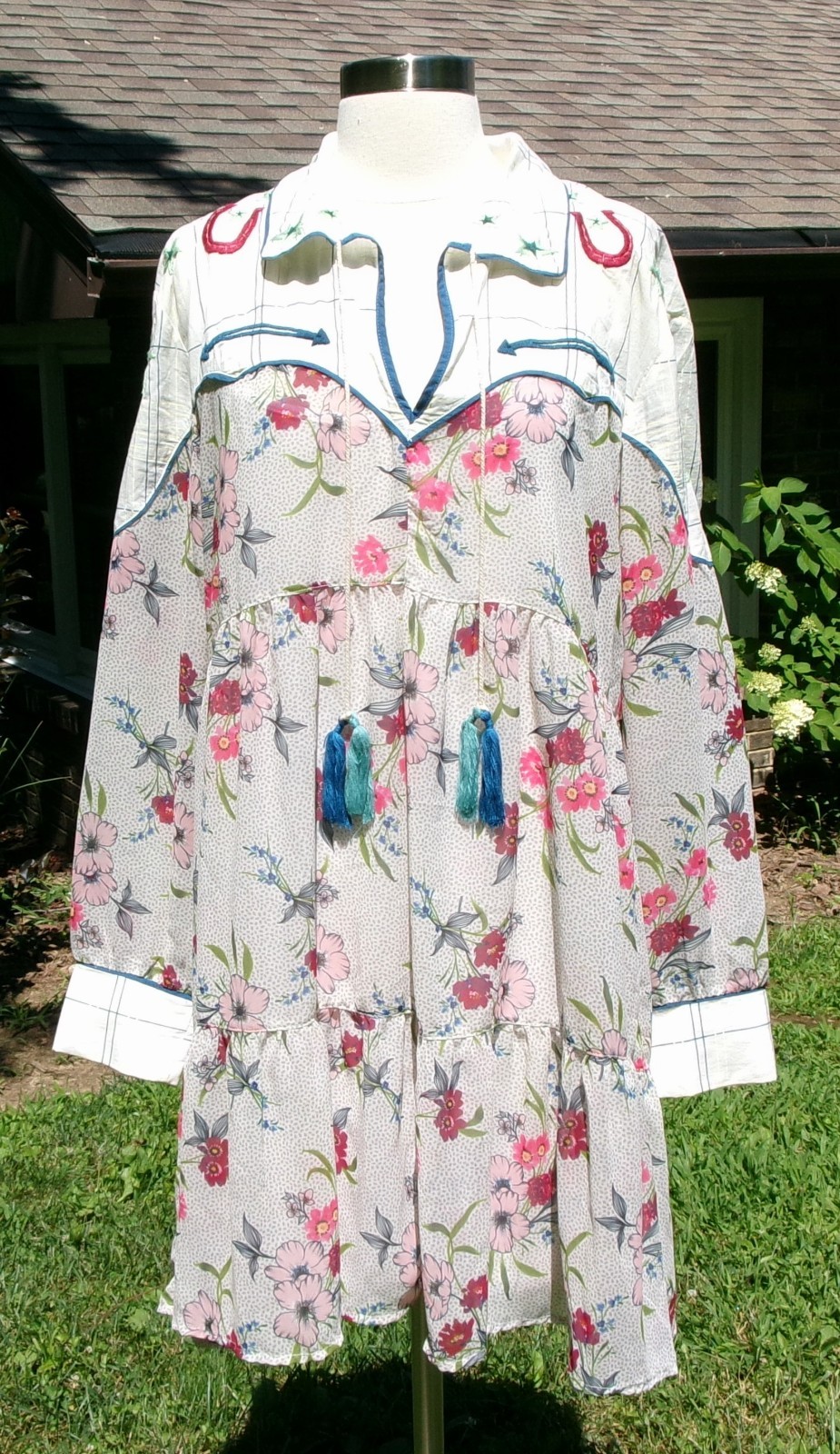 Super Cute Double D Ranch Cassidy Dress with Slip NWT Minor Flaw Size Medium