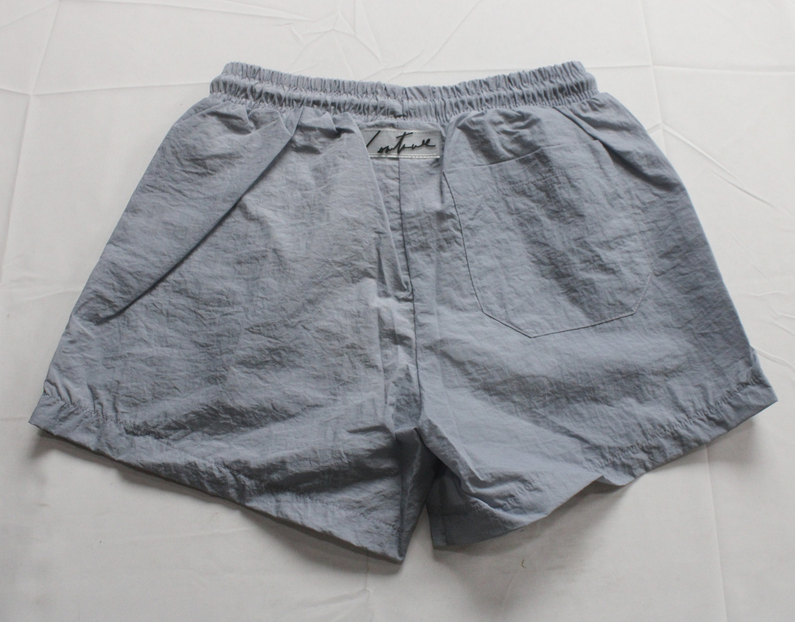 The Couture Club Men’s Essentials Crinkle Swim Shorts LC7 Light Blue Size XS NWT