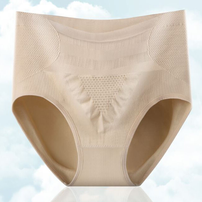 5 Pack Lot Womens High Waist Panties Underwear Full Coverage Tummy Control Brief