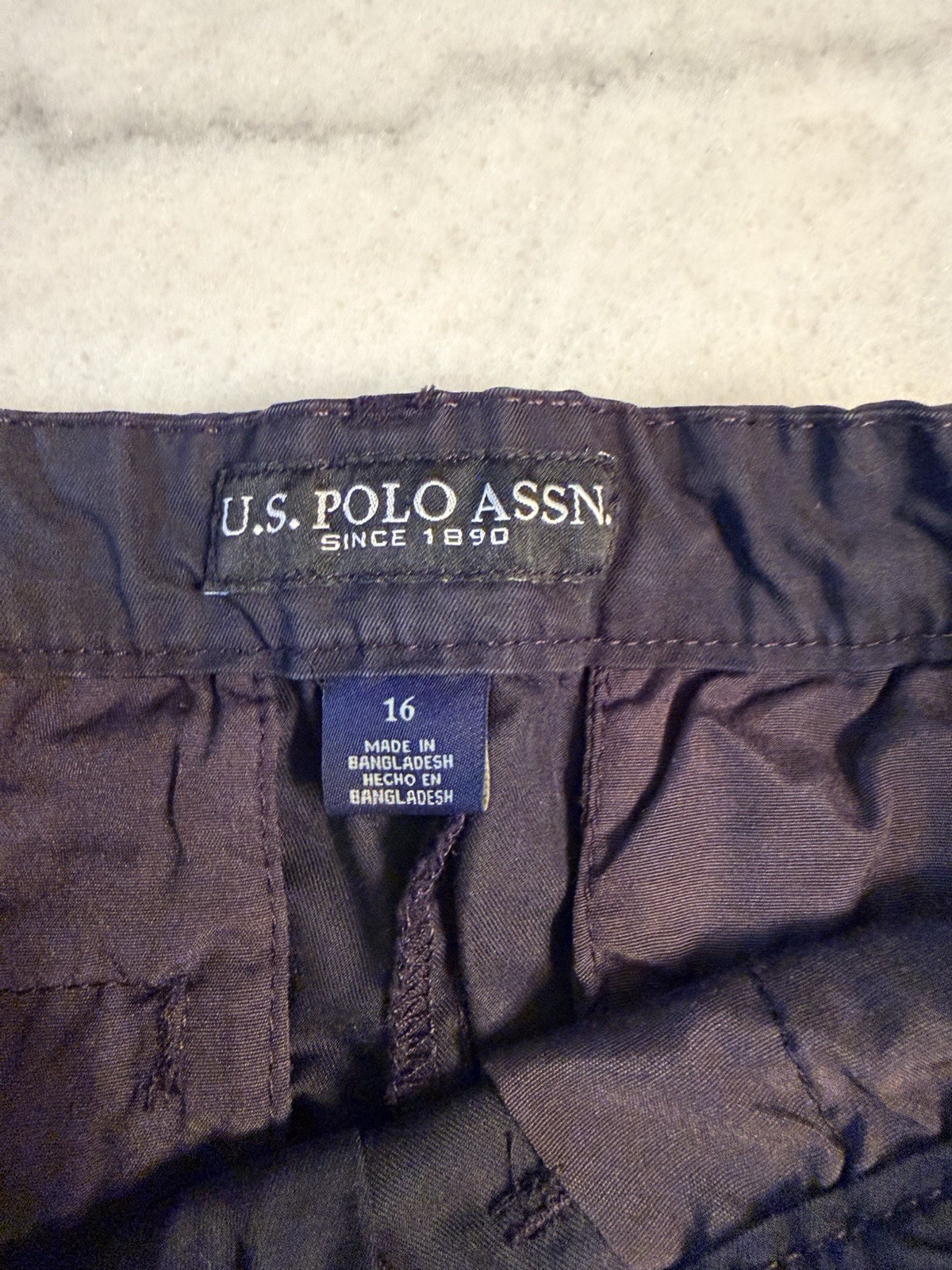Boys U.S. Polo Assn. pants Size 16 Black