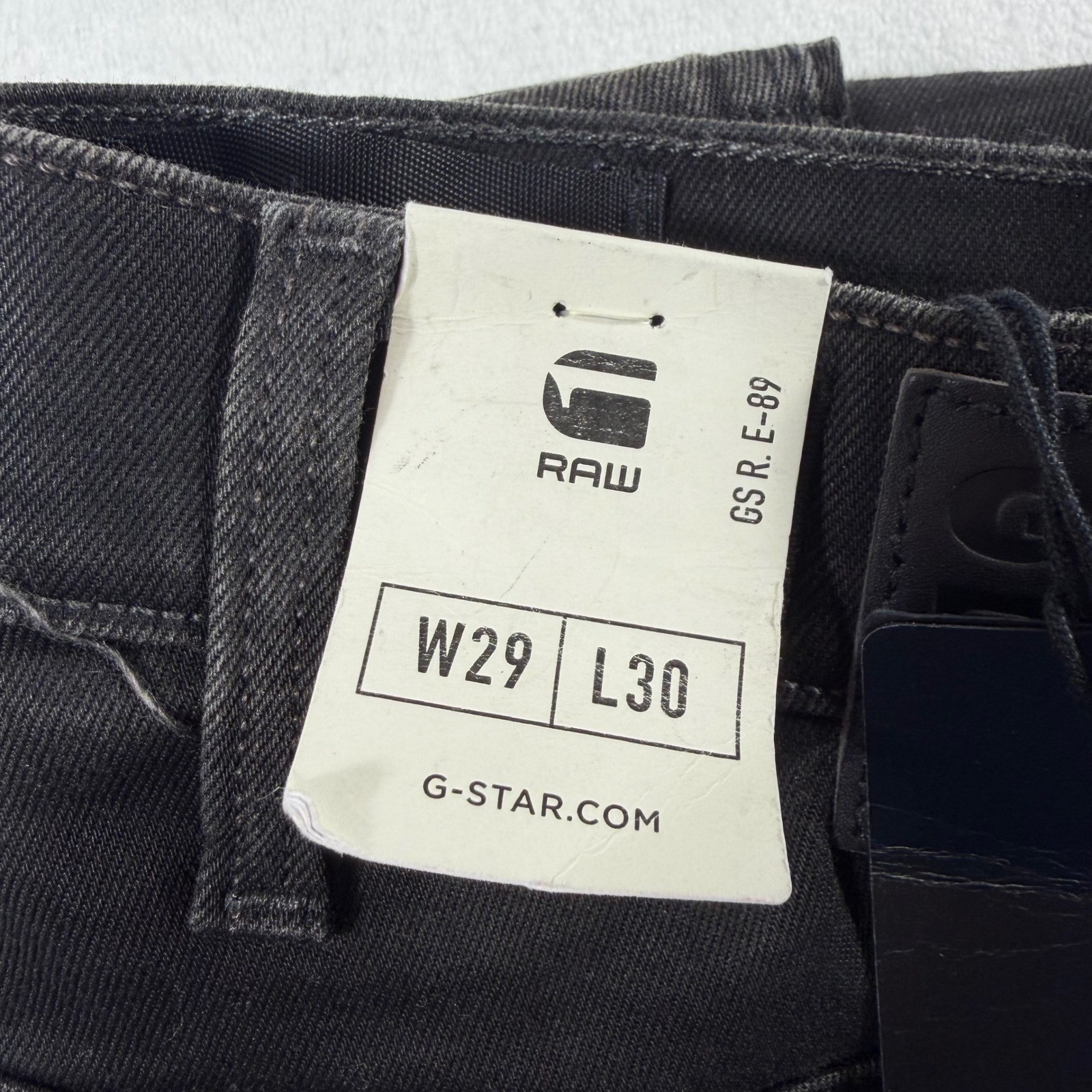 G-Star Raw Airblaze 3D Skinny Jeans Men 29×30 Black Loomer Superstretch NWT $260